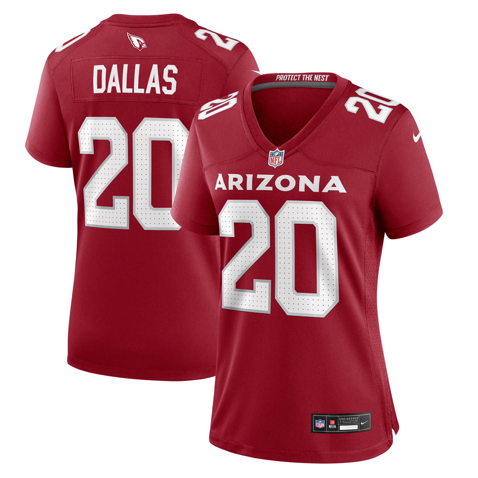 Women's Arizona Cardinals DeeJay Dallas Cardinal Game Jersey JS8395 nicesnker
