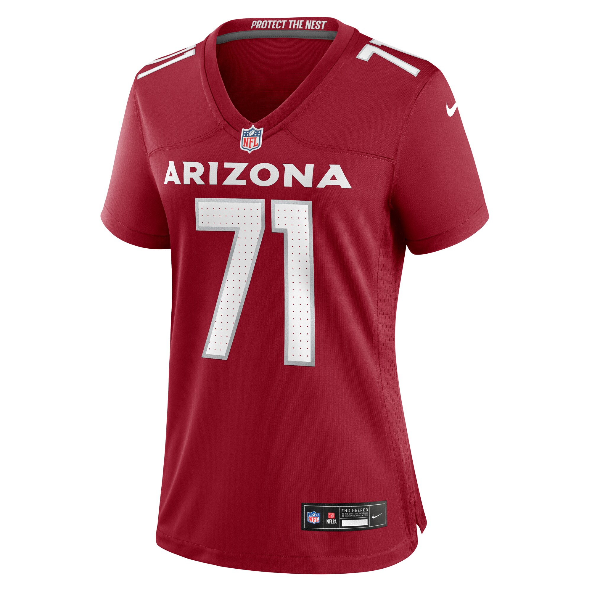 Alternative view of Women's Arizona Cardinals Dennis Daley Cardinal Women's Team Color Jersey JS5105 nicesnker