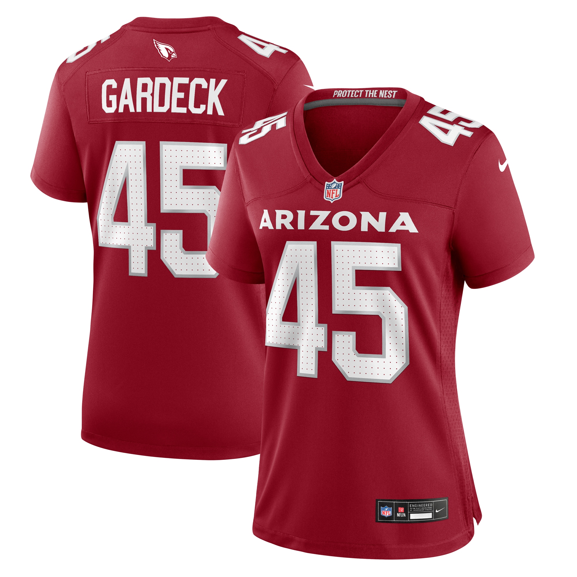 Women's Arizona Cardinals Dennis Gardeck Cardinal Game Jersey JS6546 nicesnker