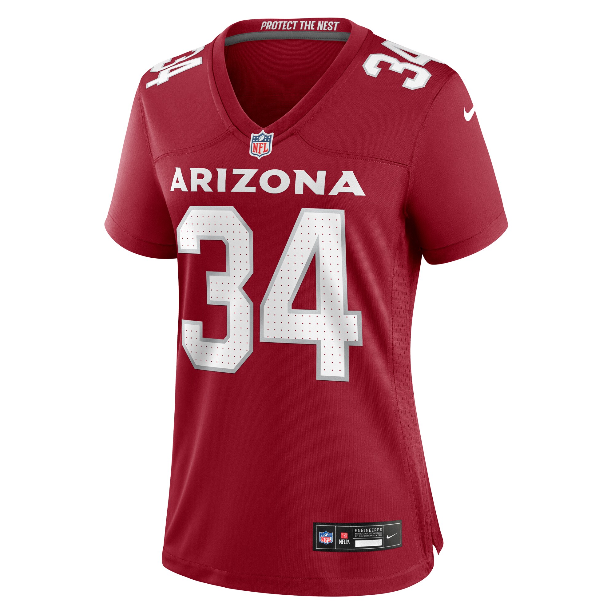 Alternative view of Women's Arizona Cardinals Jalen Thompson Cardinal Game Jersey JS1825 nicesnker