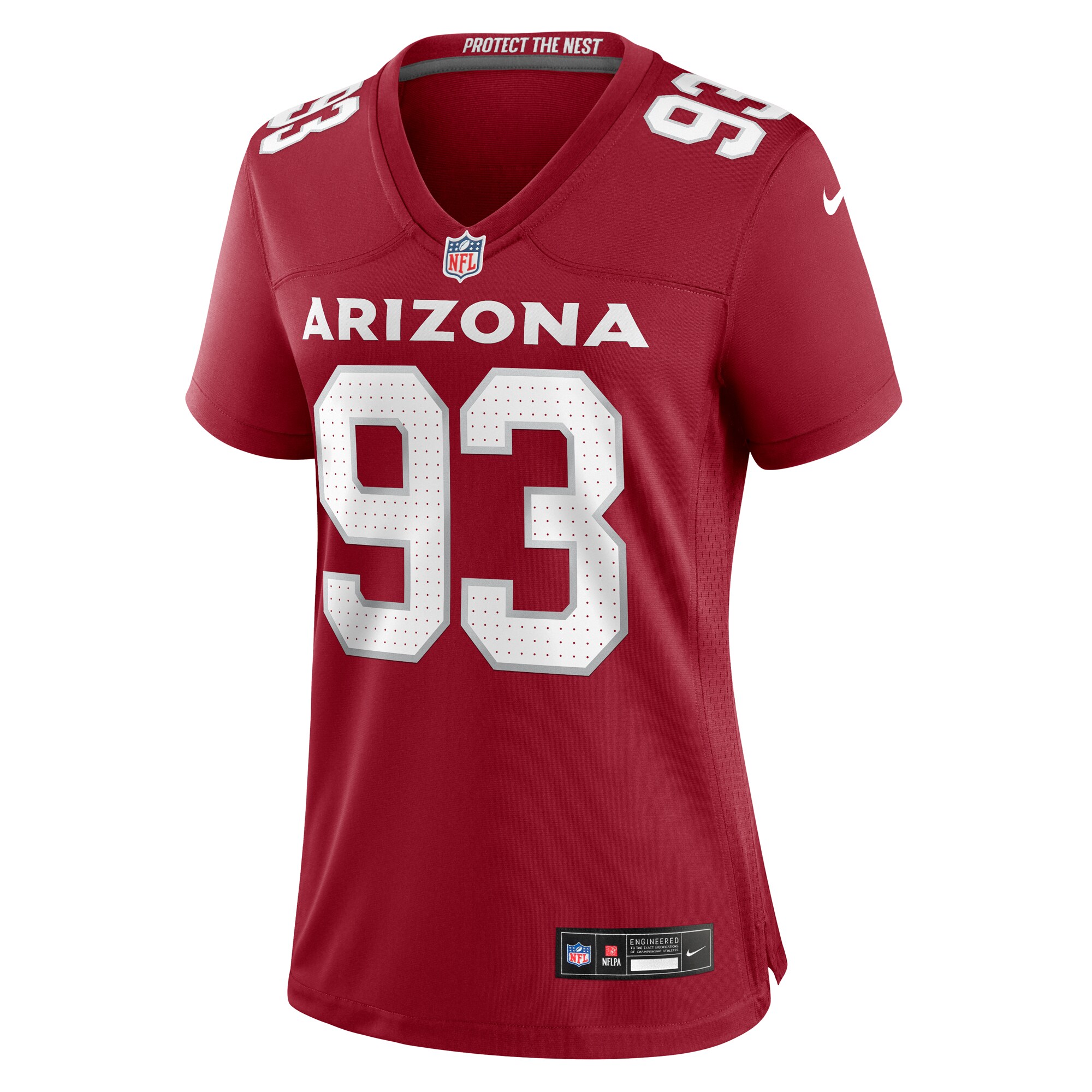 Alternative view of Women's Arizona Cardinals Justin Jones Cardinal Game Jersey JS5479 nicesnker