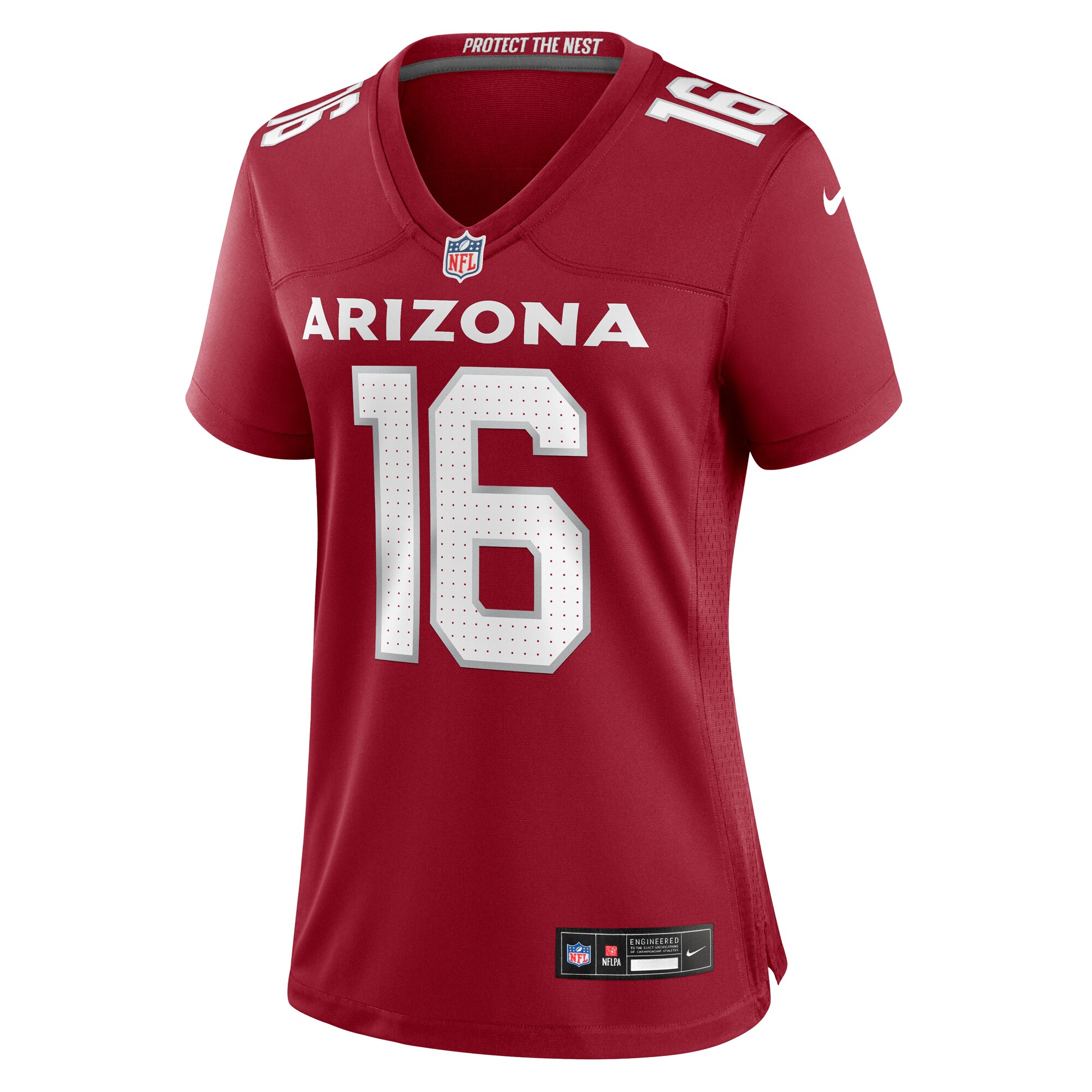 Alternative view of Women's Arizona Cardinals Max Melton Cardinal Game Jersey JS1575 nicesnker