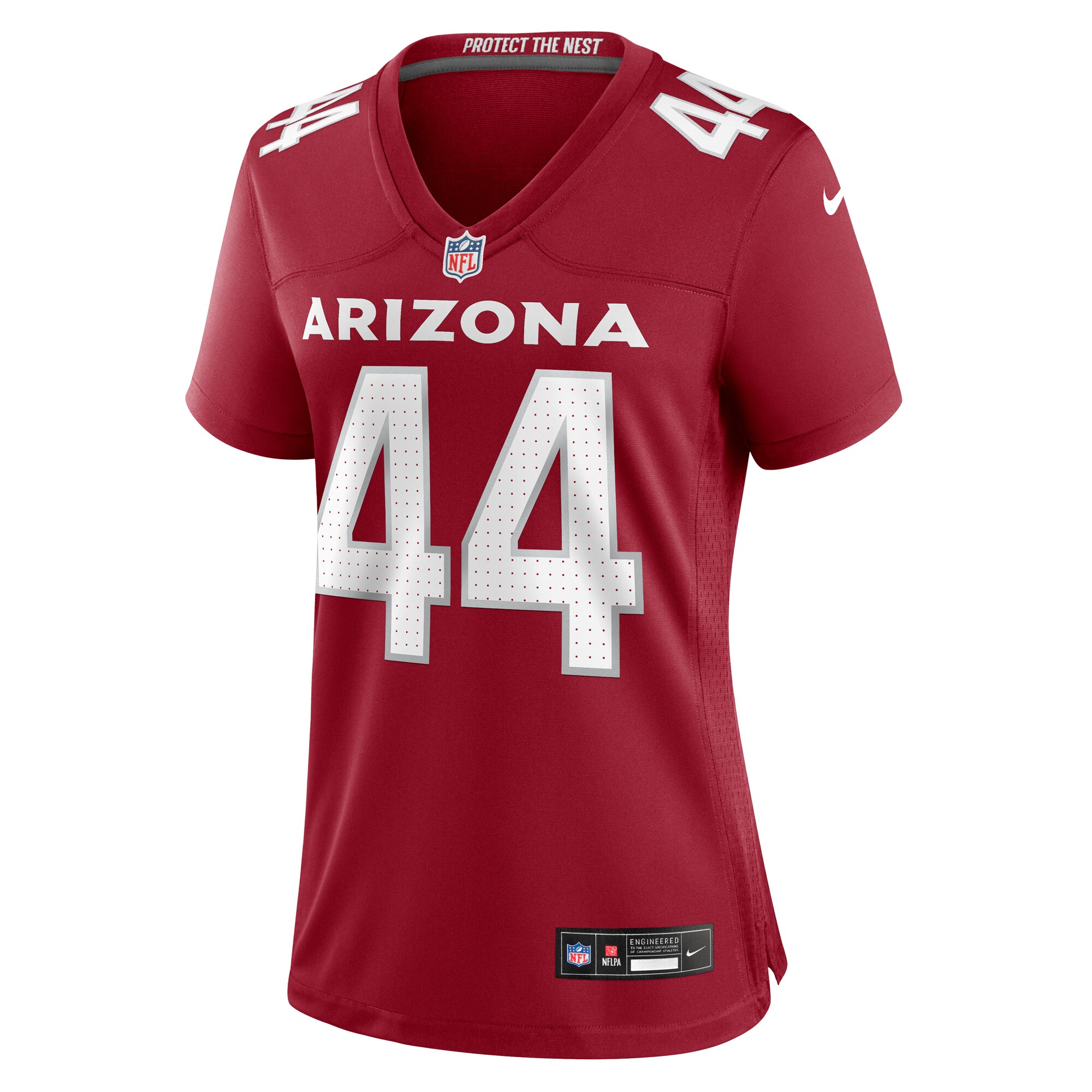 Alternative view of Women's Arizona Cardinals Owen Pappoe Cardinal Game Jersey JS2842 nicesnker