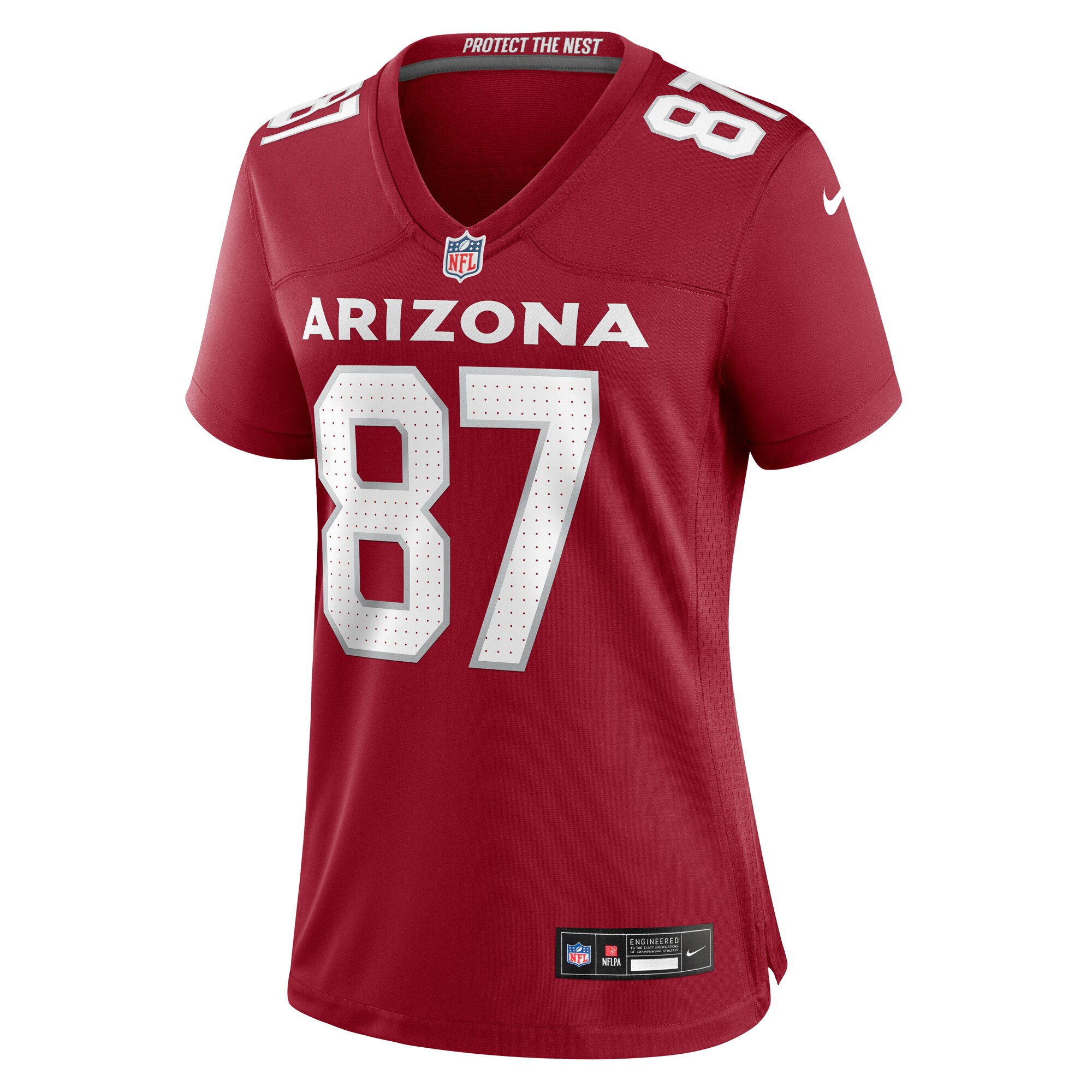 Alternative view of Women's Arizona Cardinals Tip Reiman Cardinal Game Jersey JS9553 nicesnker
