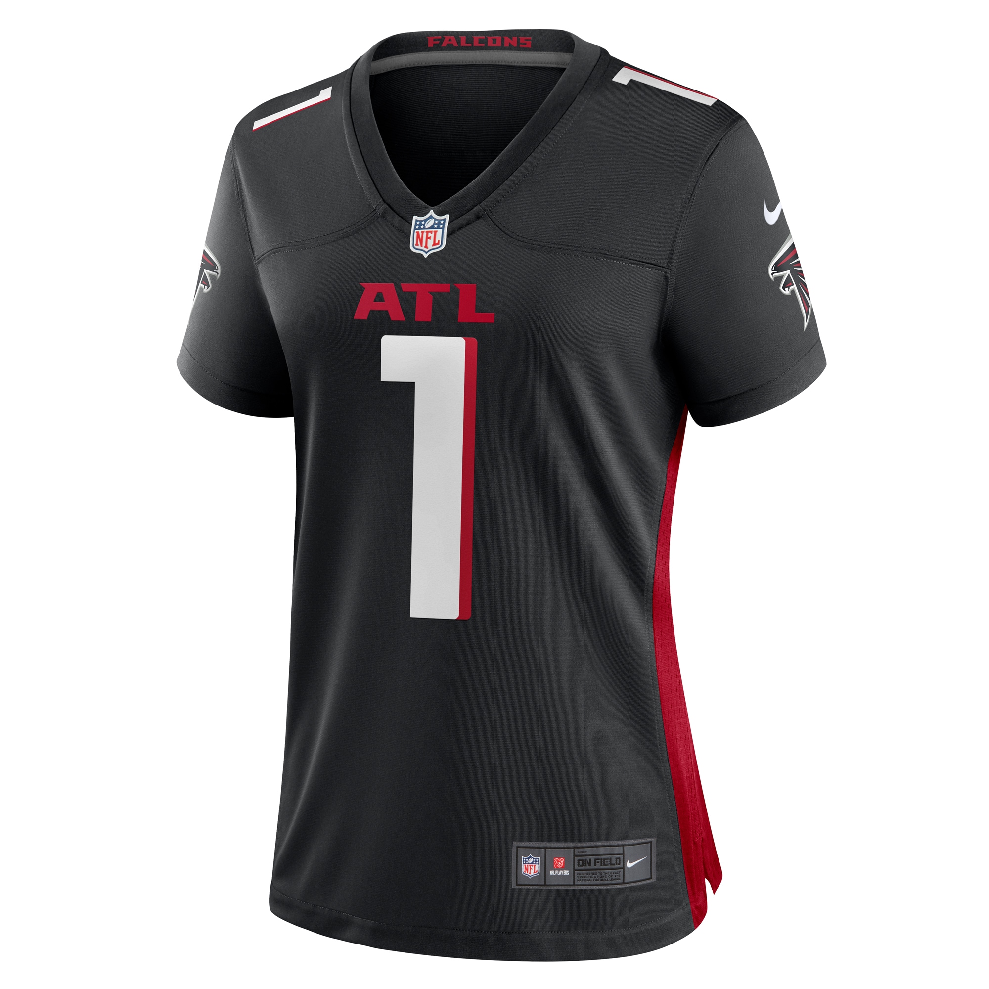 Alternative view of Women's Atlanta Falcons Darnell Mooney Black Game Jersey JS6903 nicesnker