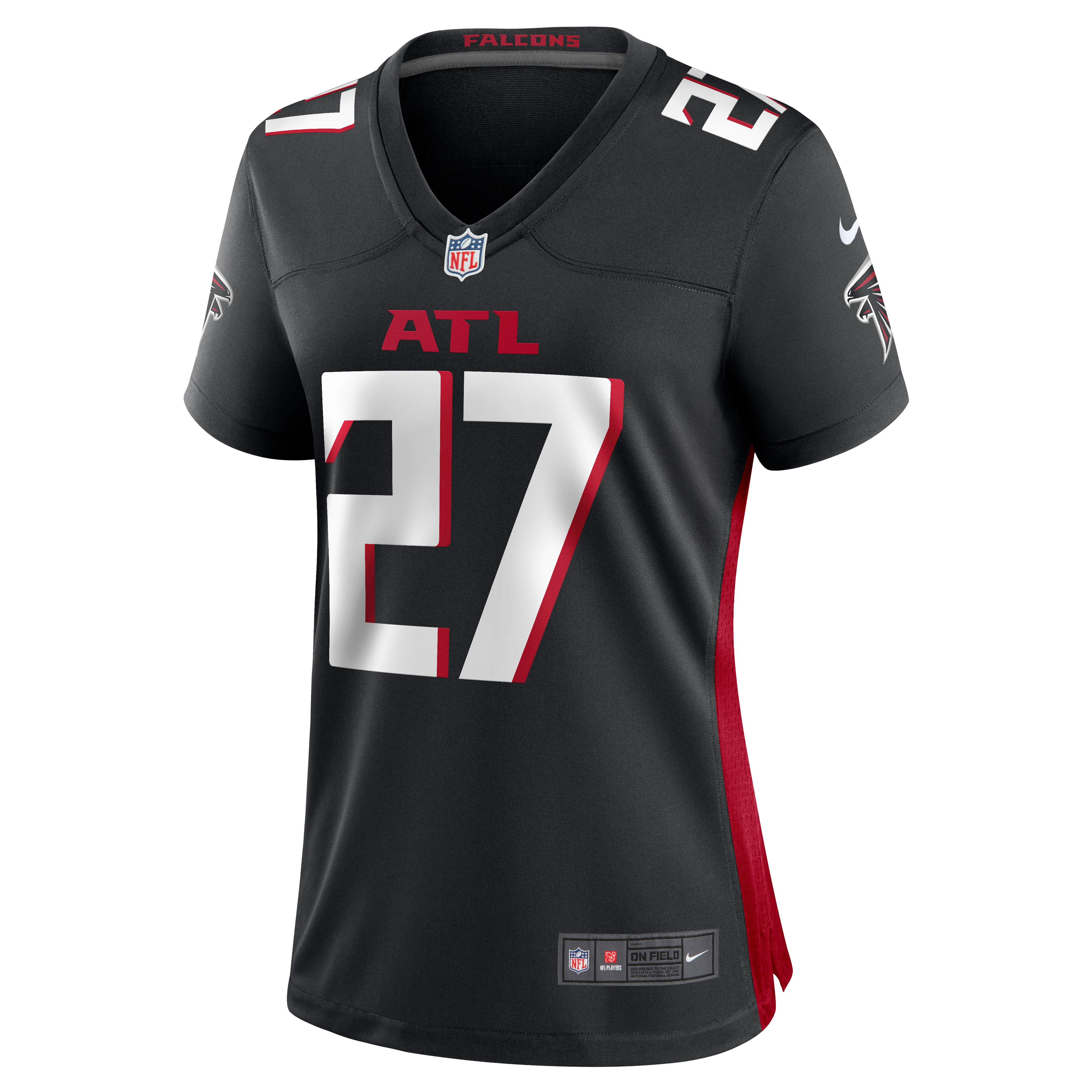 Alternative view of Women's Atlanta Falcons Richie Grant Black Game Jersey JS1977 nicesnker