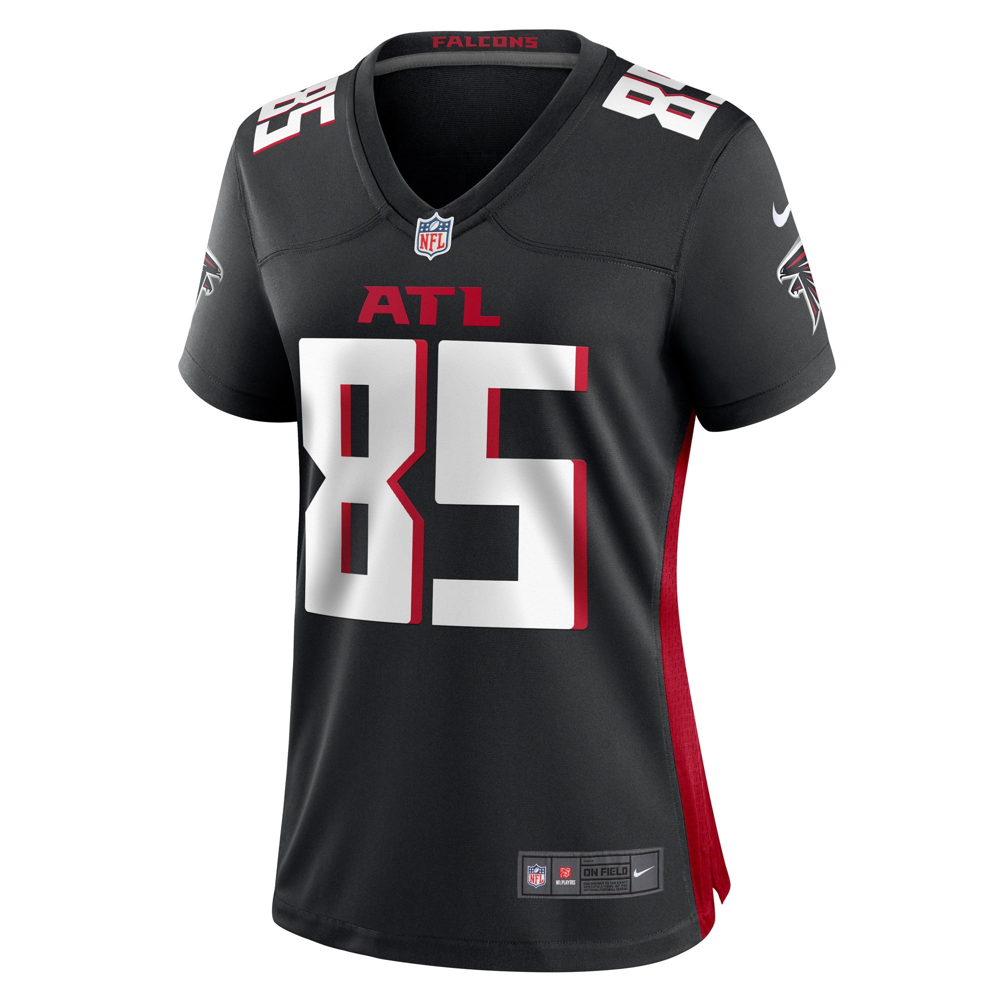 Alternative view of Women's Atlanta Falcons Ross Dwelley Black Game Jersey JS9839 nicesnker