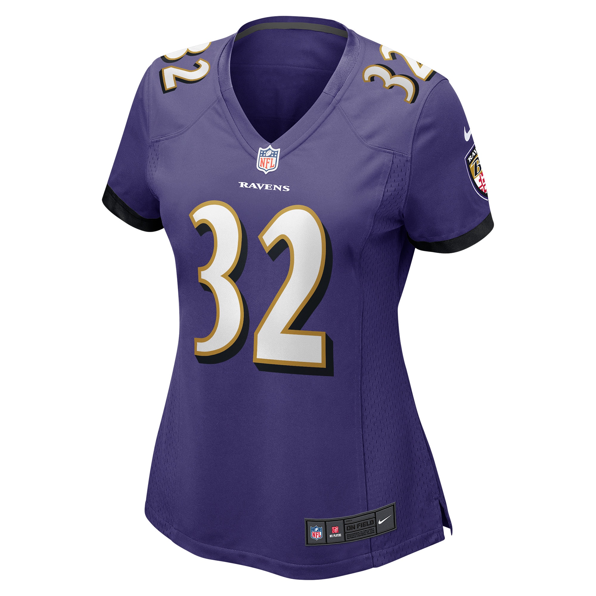 Alternative view of Women's Baltimore Ravens Marcus Williams Purple Game Jersey JS7653 nicesnker