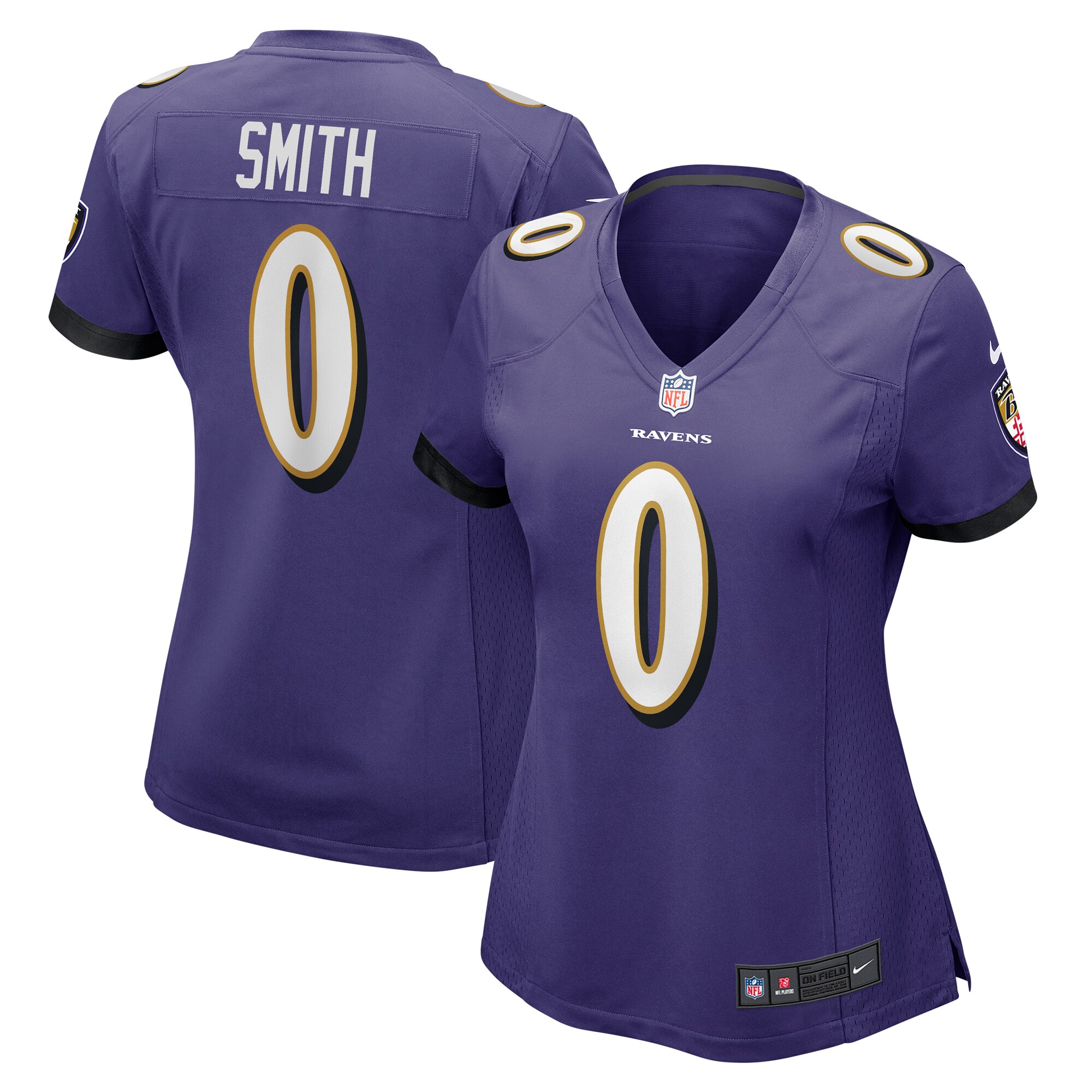 Women's Baltimore Ravens Roquan Smith Purple Team Game Jersey JS9742 nicesnker