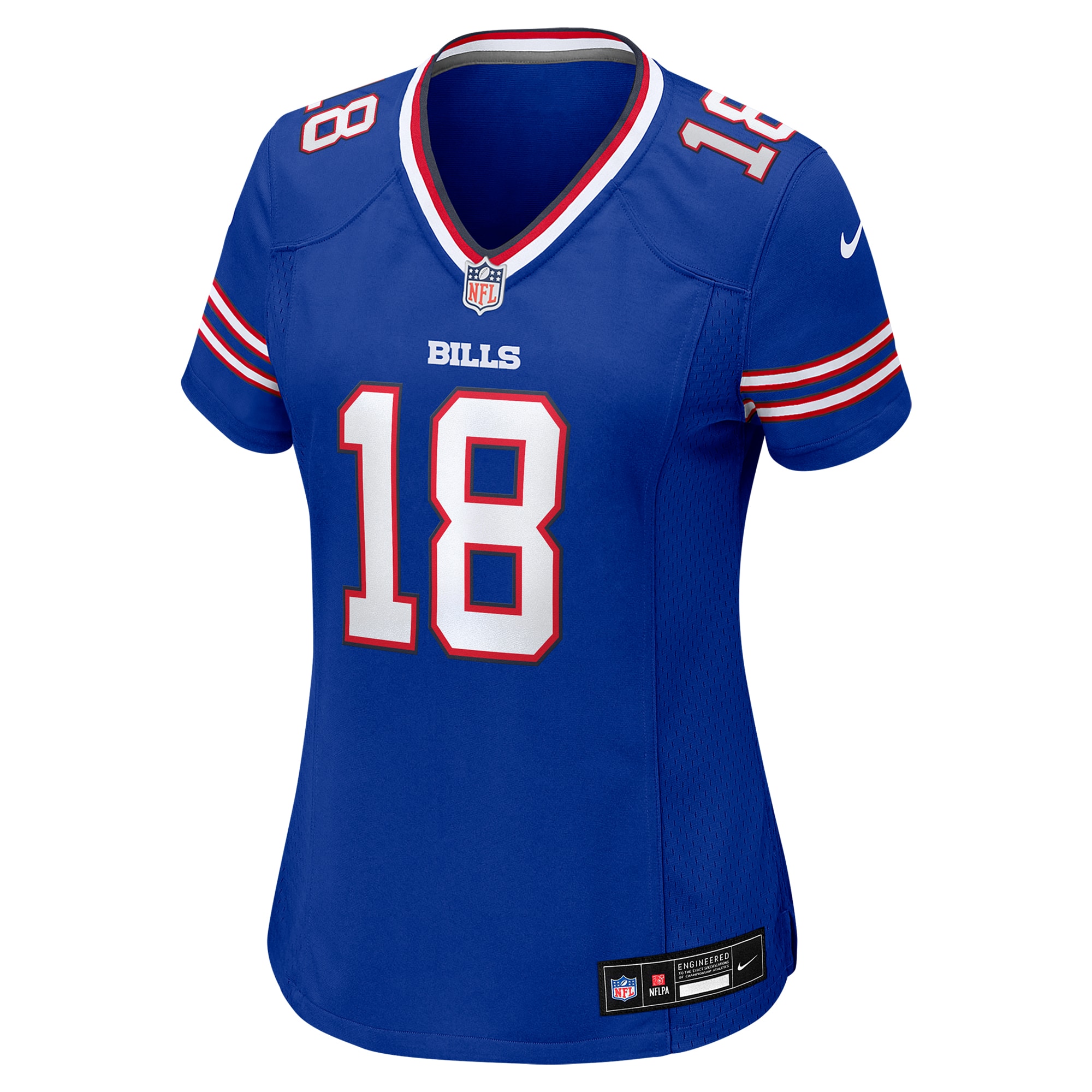 Alternative view of Women's Buffalo Bills Amari Cooper Royal Game Jersey JS1433 nicesnker