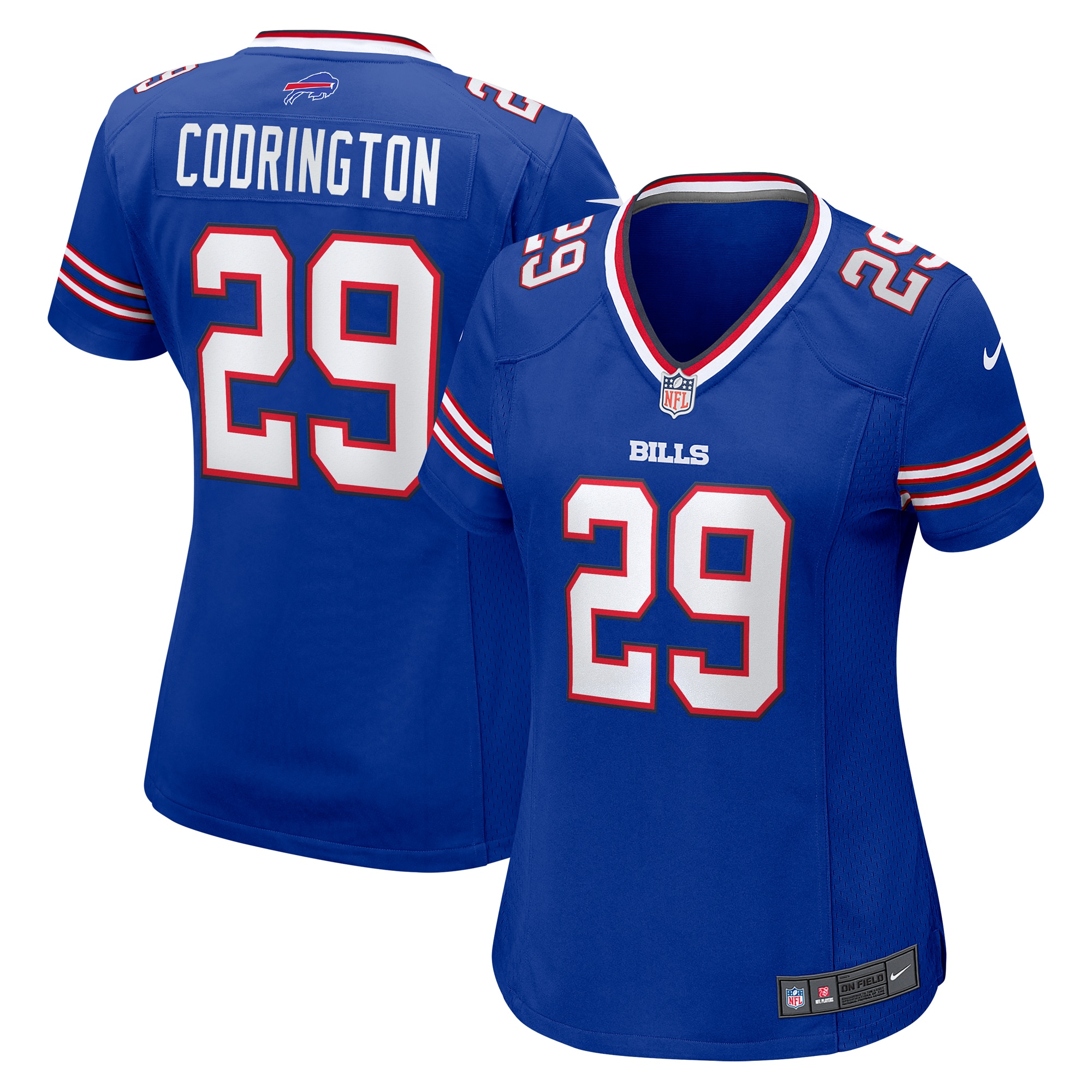 Women's Buffalo Bills Brandon Codrington Royal Game Jersey JS8011 nicesnker