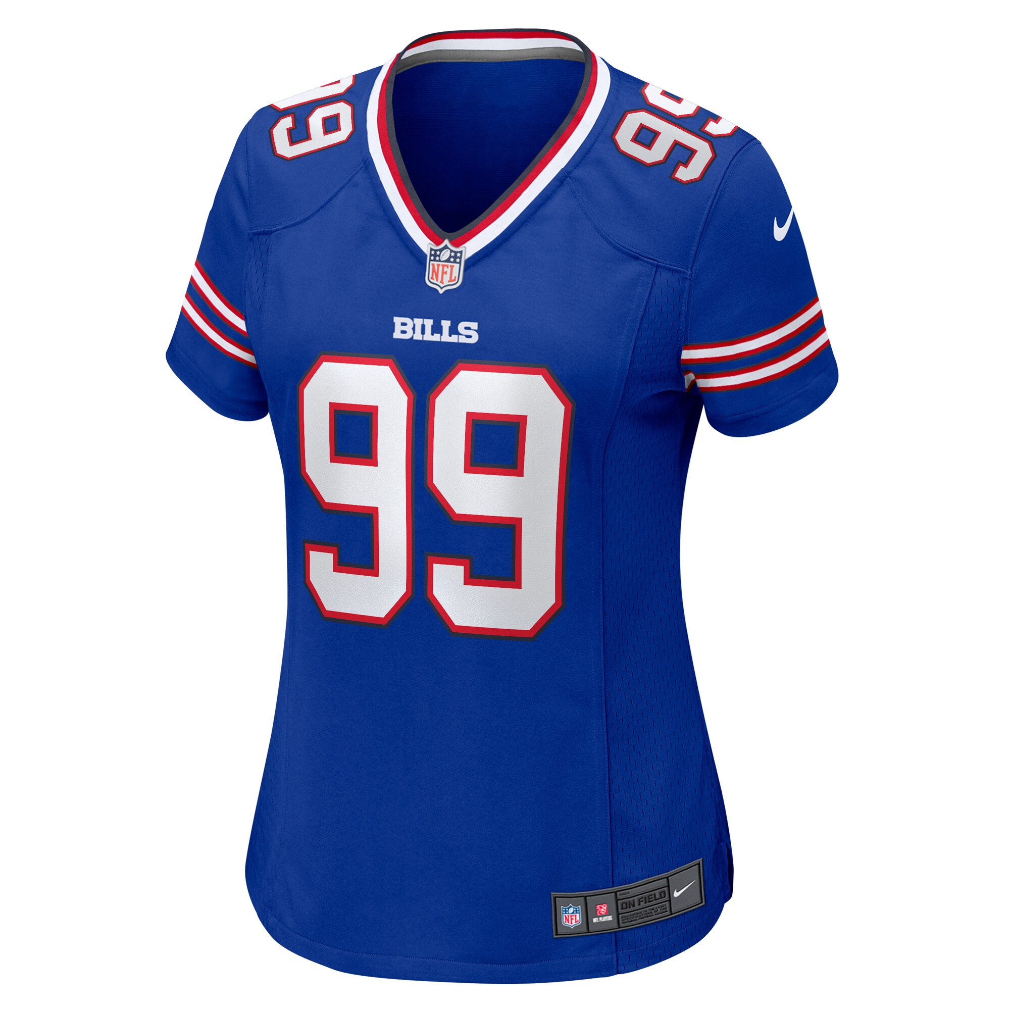 Alternative view of Women's Buffalo Bills Casey Toohill Royal Team Game Jersey JS3583 nicesnker