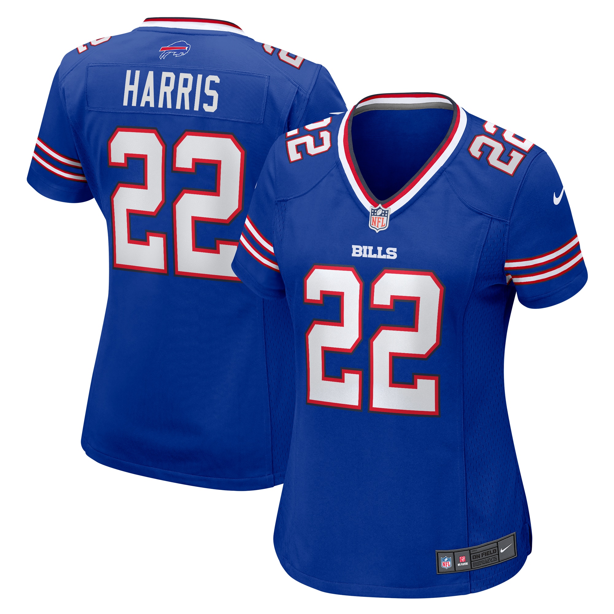 Women's Buffalo Bills Damien Harris Royal Game Player Jersey JS7867 nicesnker
