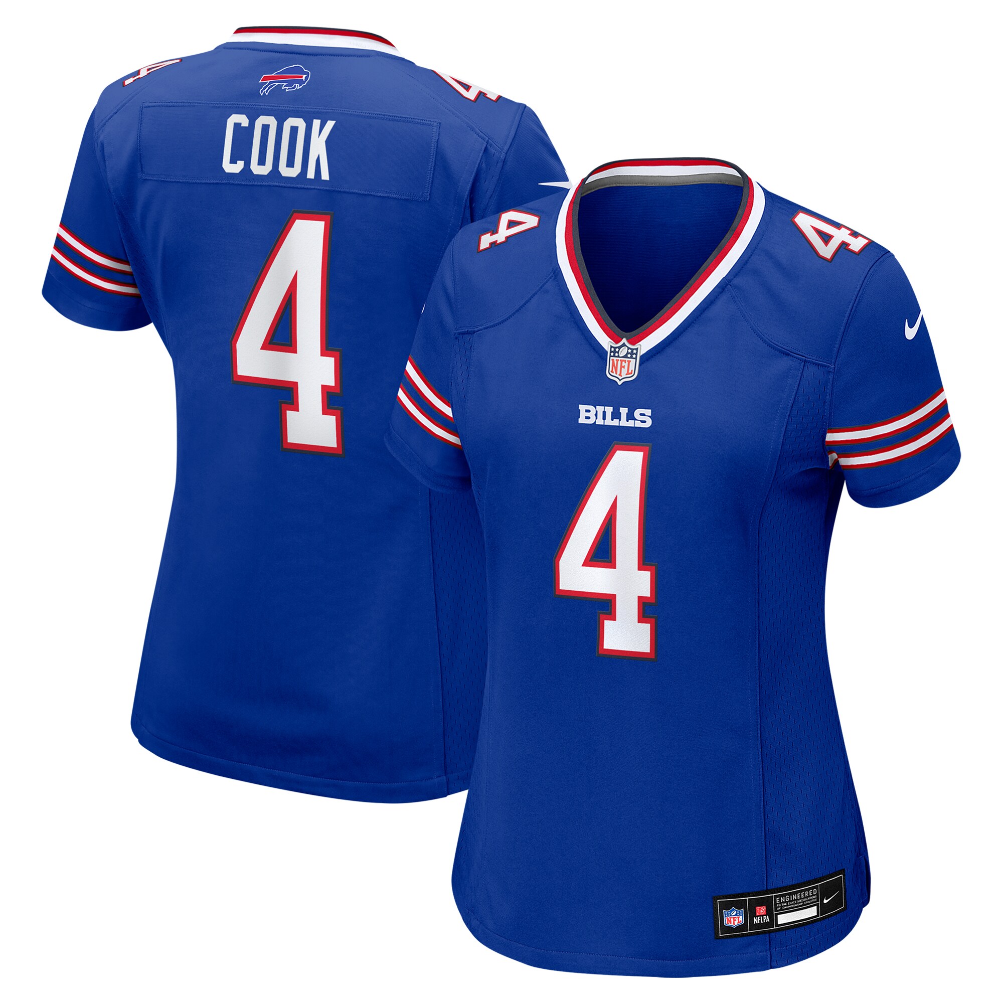 Women's Buffalo Bills James Cook Royal Game Player Jersey JS3117 nicesnker