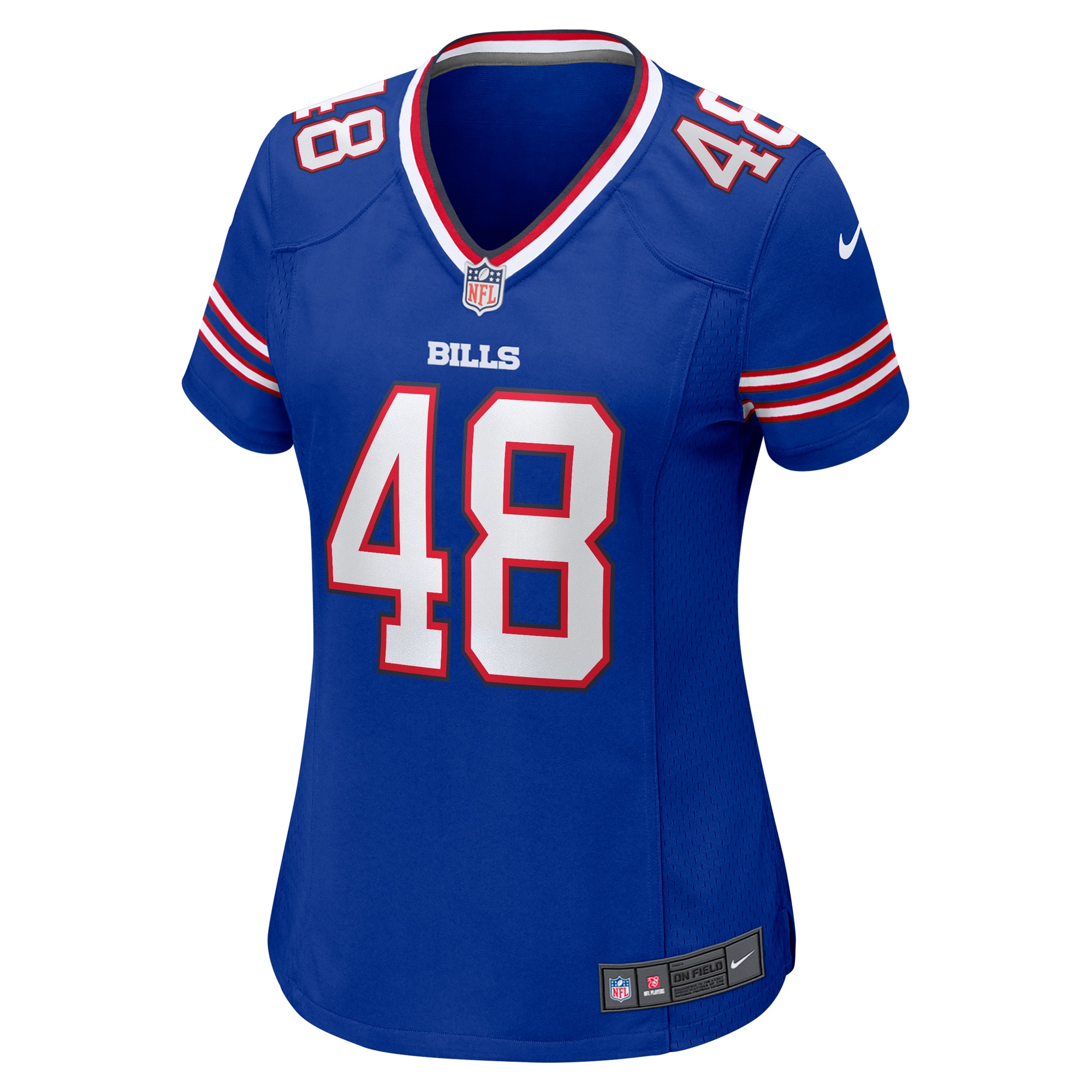 Alternative view of Women's Buffalo Bills Joel Wilson Royal Team Game Jersey JS2188 nicesnker