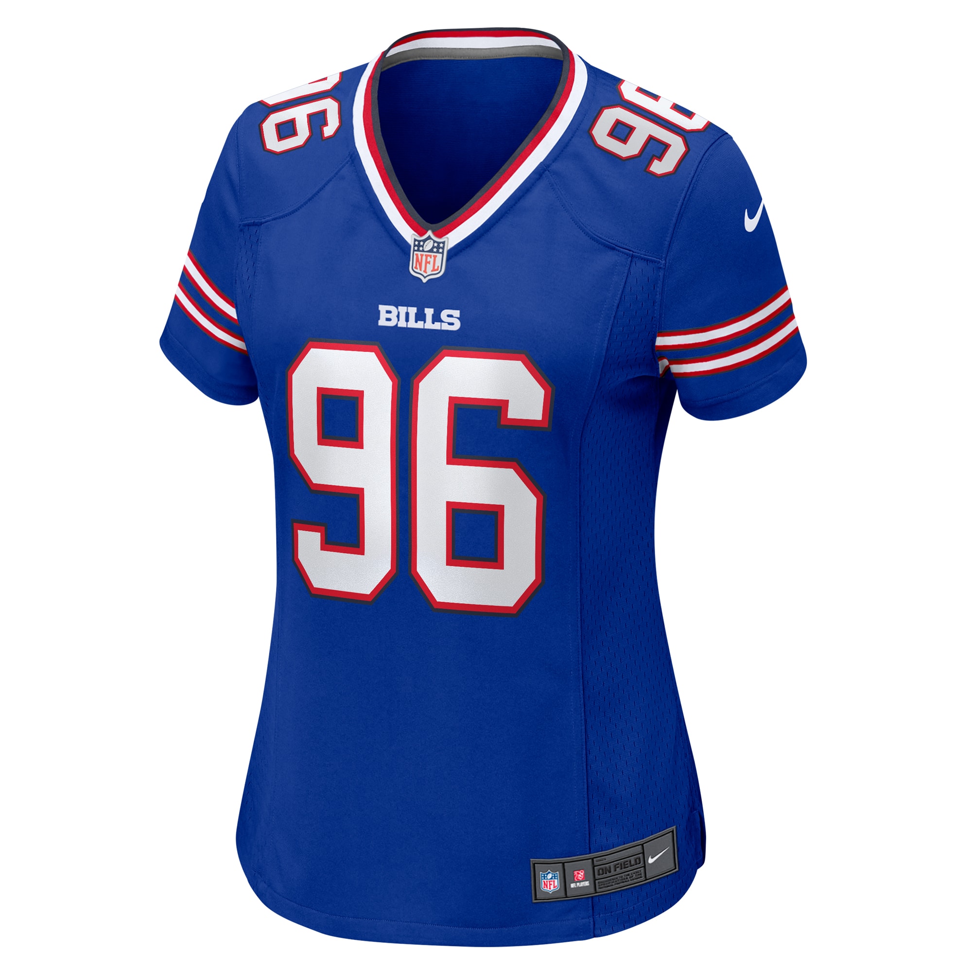 Alternative view of Women's Buffalo Bills Kameron Cline Royal Team Game Jersey JS6653 nicesnker