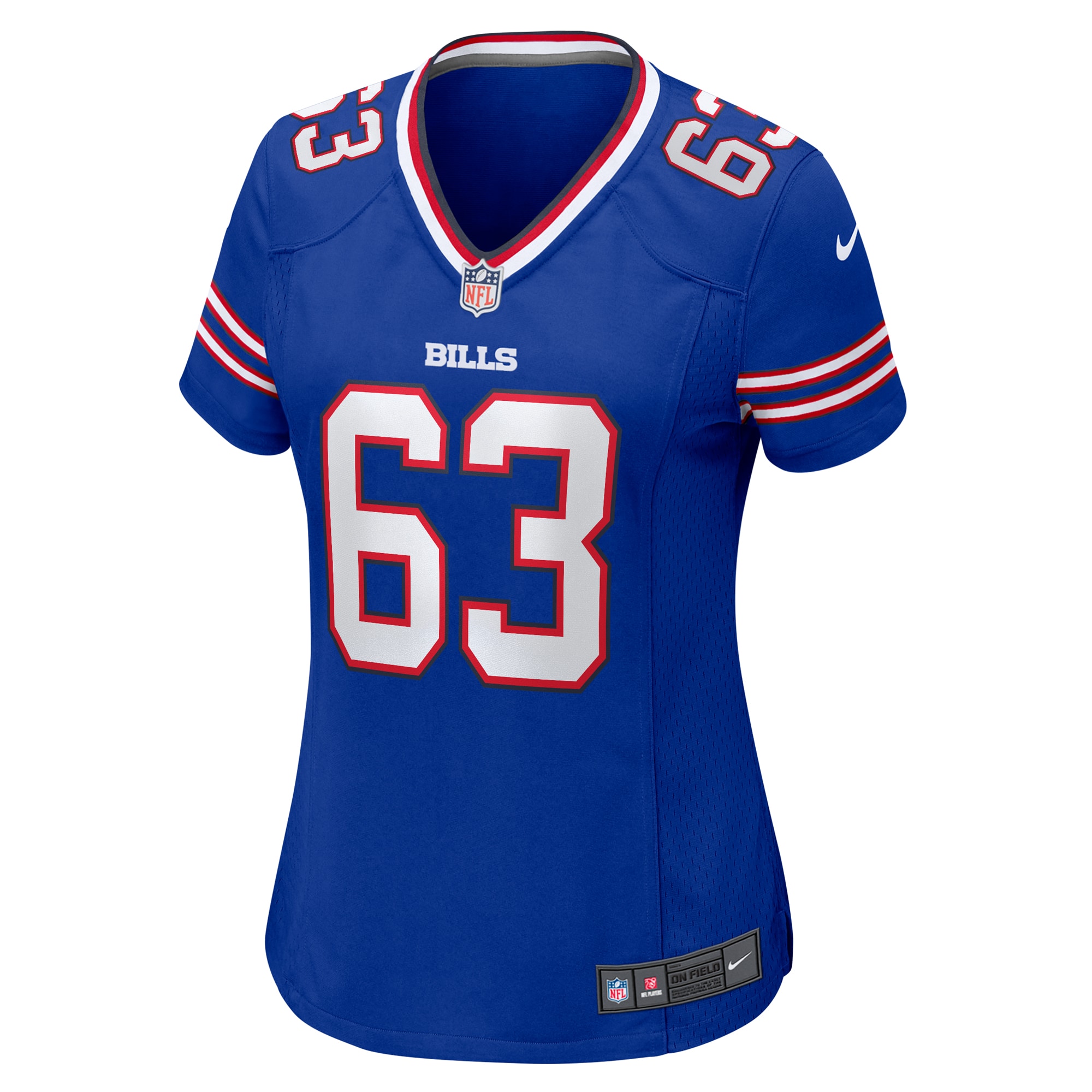 Alternative view of Women's Buffalo Bills Kevin Jarvis Royal Team Game Jersey JS4580 nicesnker