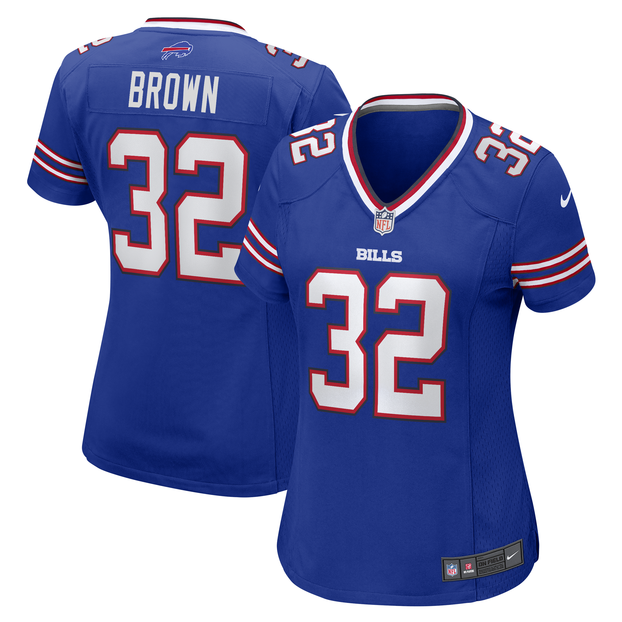 Women's Buffalo Bills Kyron Brown Royal Game Jersey JS7027 nicesnker