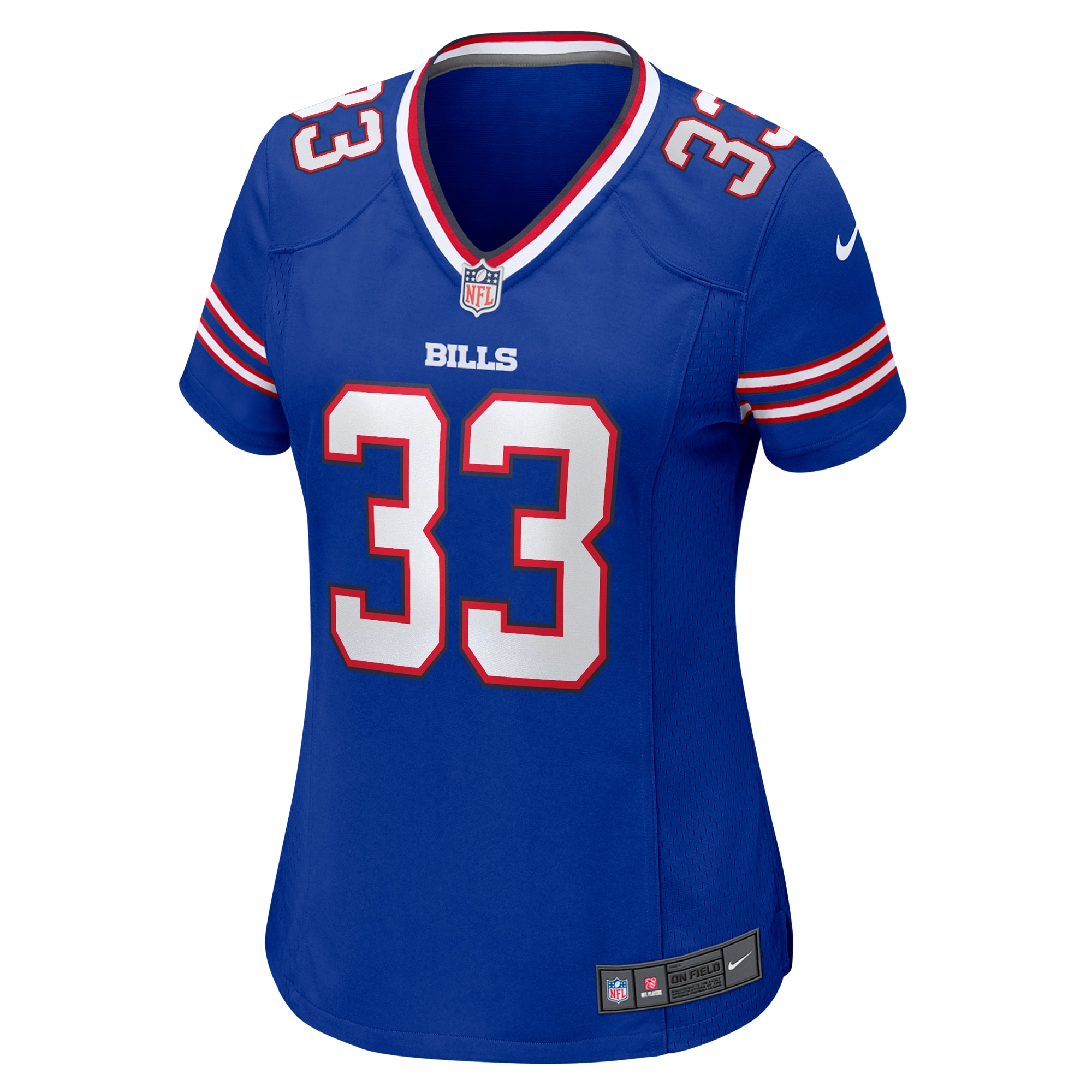 Alternative view of Women's Buffalo Bills Te'Cory Couch Royal Game Jersey JS4124 nicesnker