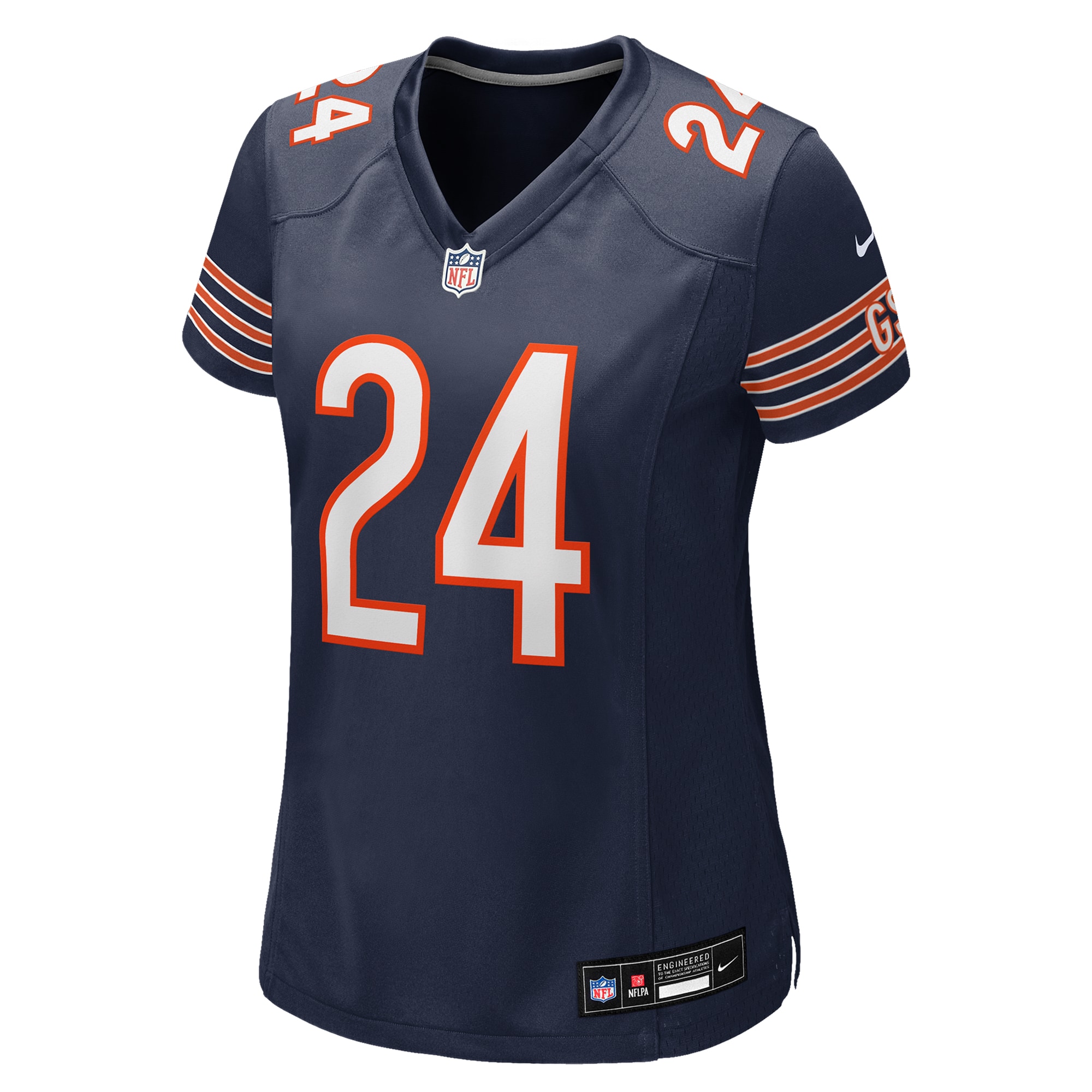 Alternative view of Women's Chicago Bears Adrian Colbert Navy Team Game Jersey JS9180 nicesnker