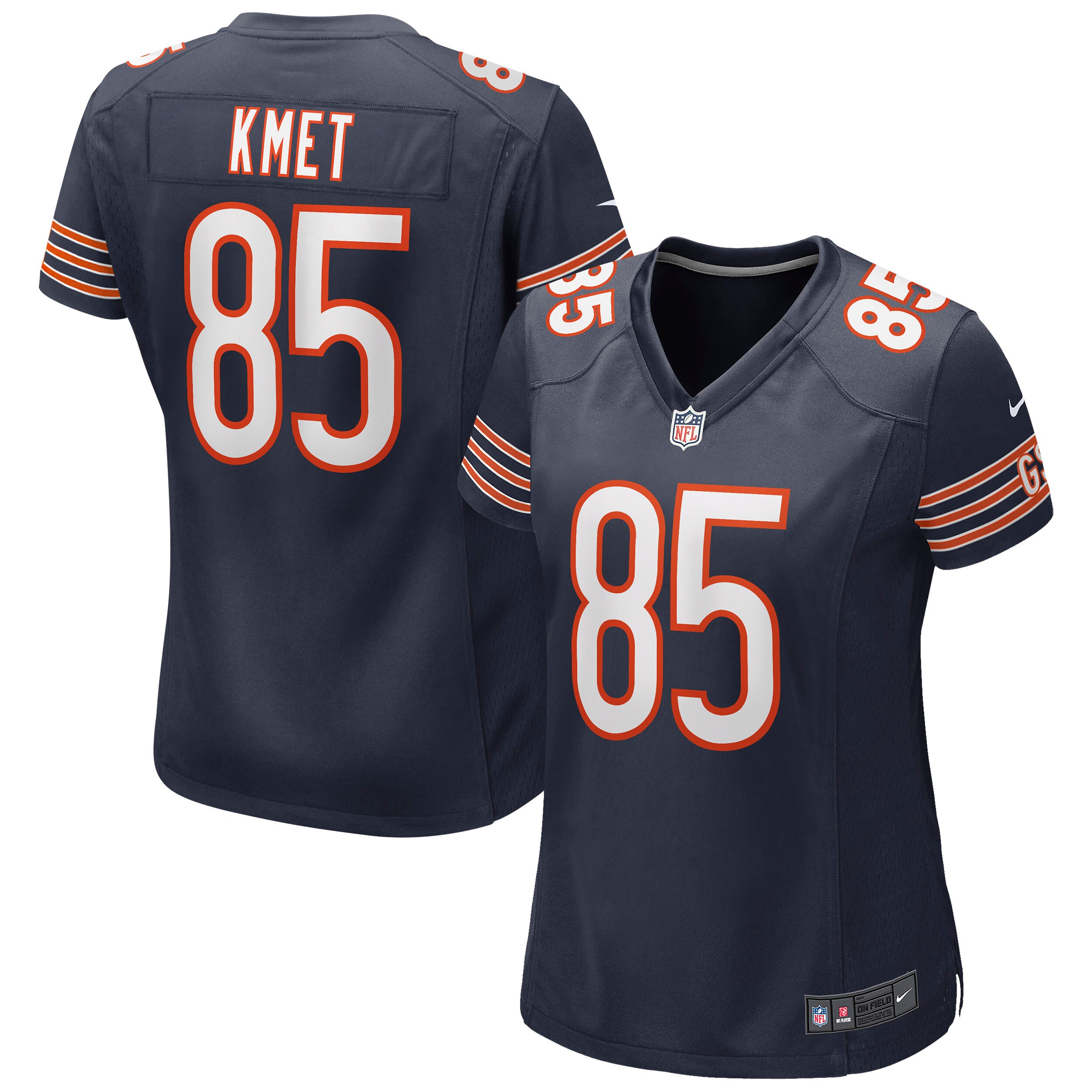 Women's Chicago Bears Cole Kmet Navy Game Jersey JS6048 nicesnker