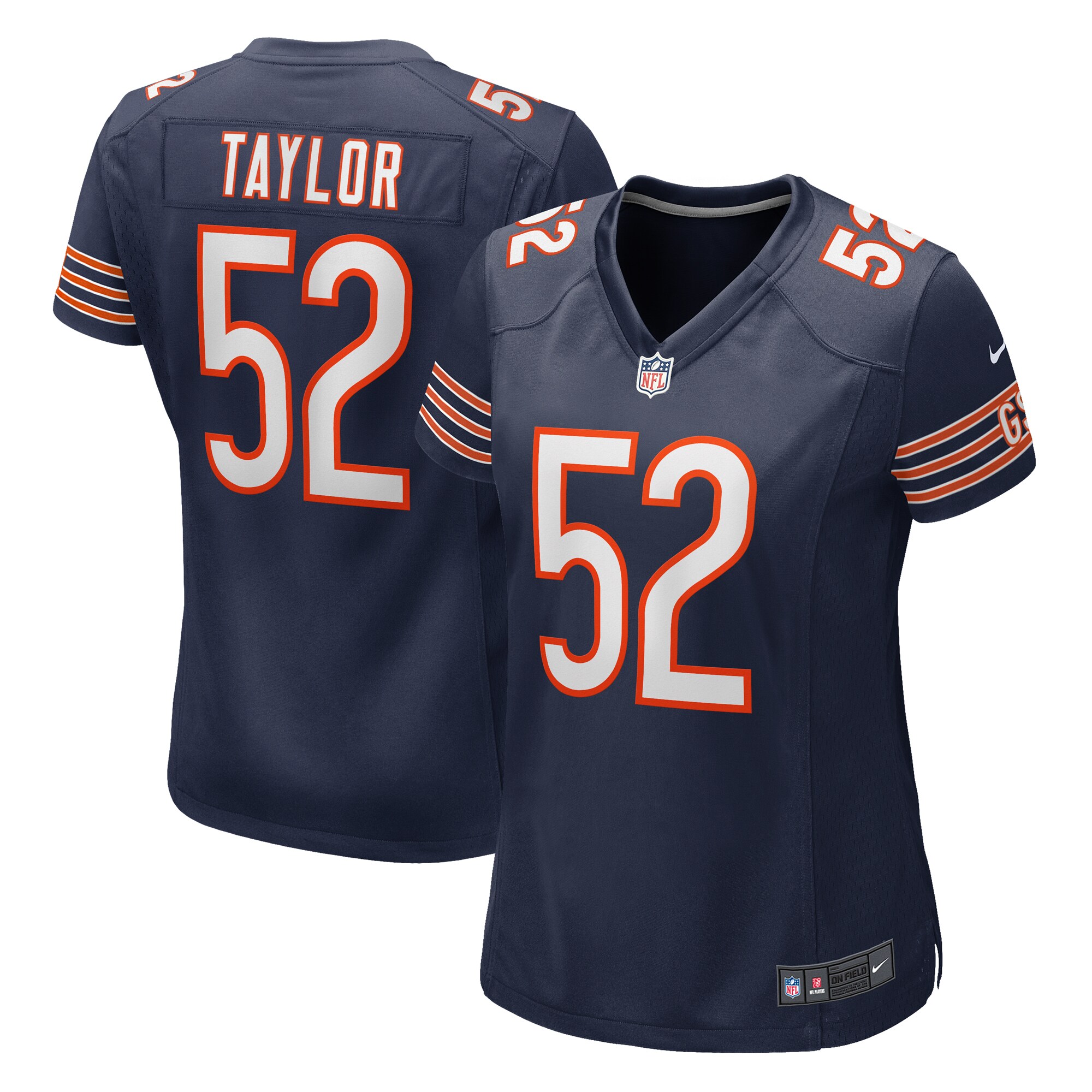 Women's Chicago Bears Darrell Taylor Navy Game Jersey JS7062 nicesnker