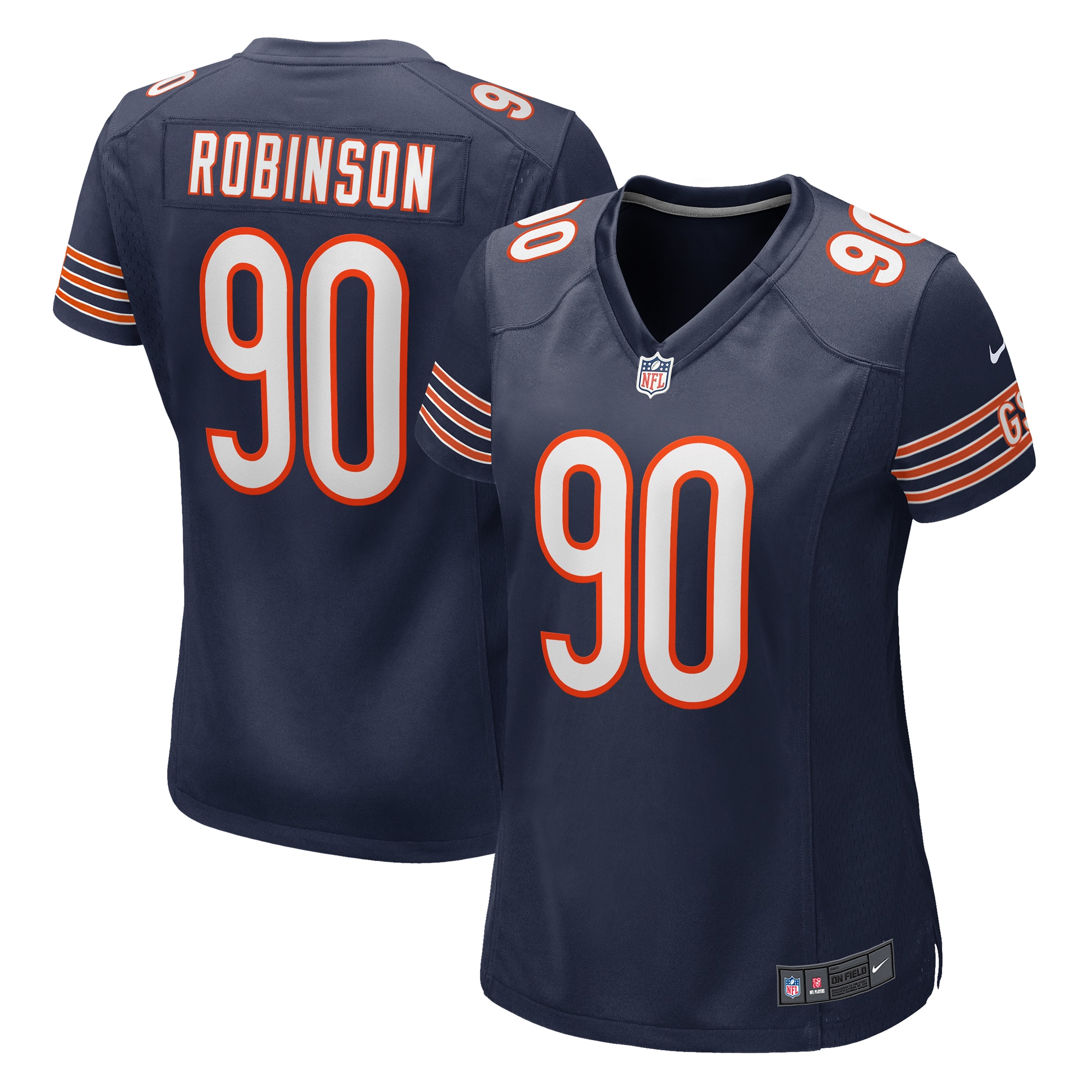 Women's Chicago Bears Dominique Robinson Navy Game Jersey JS4644 nicesnker
