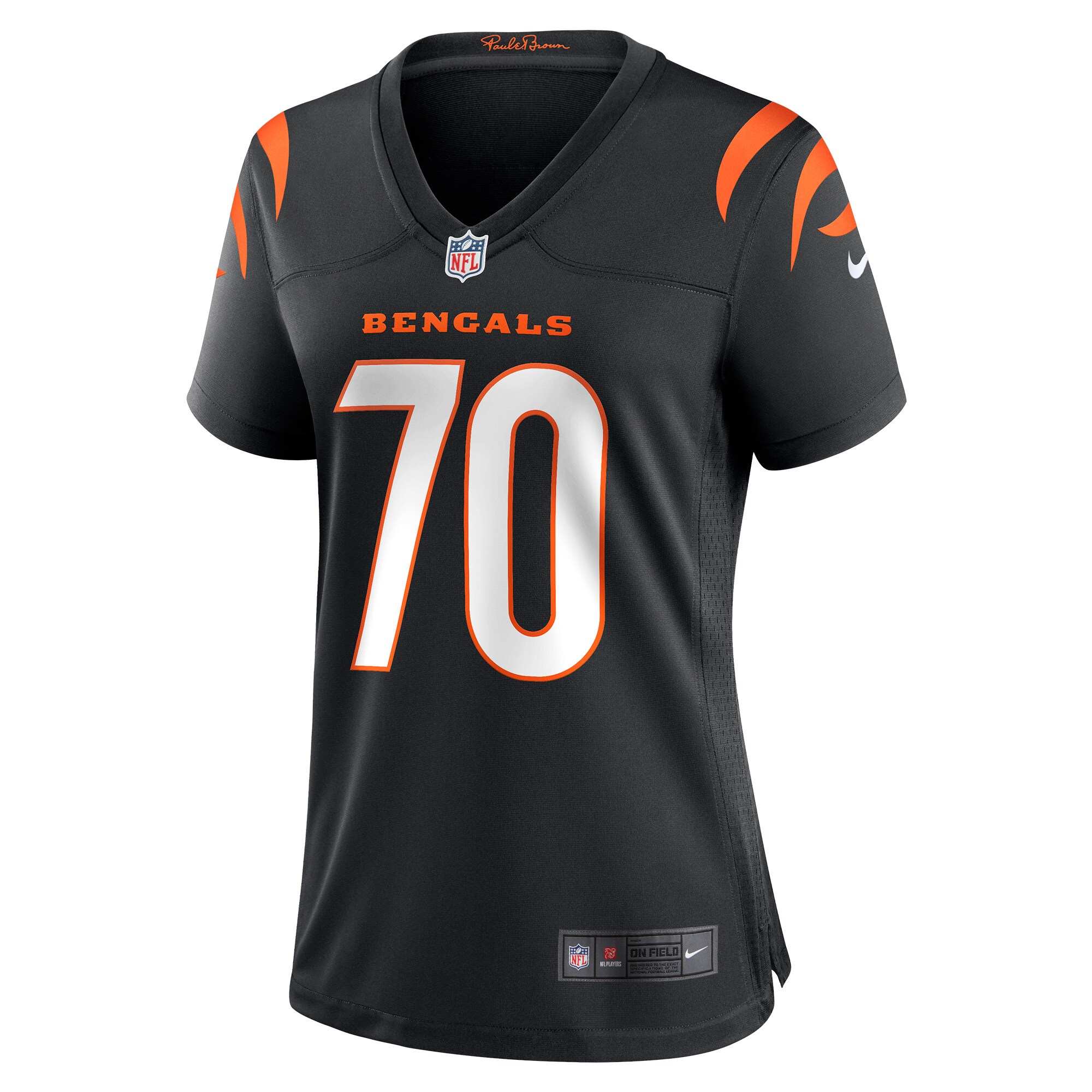 Alternative view of Women's Cincinnati Bengals D'Ante Smith Black Game Jersey JS7099 nicesnker