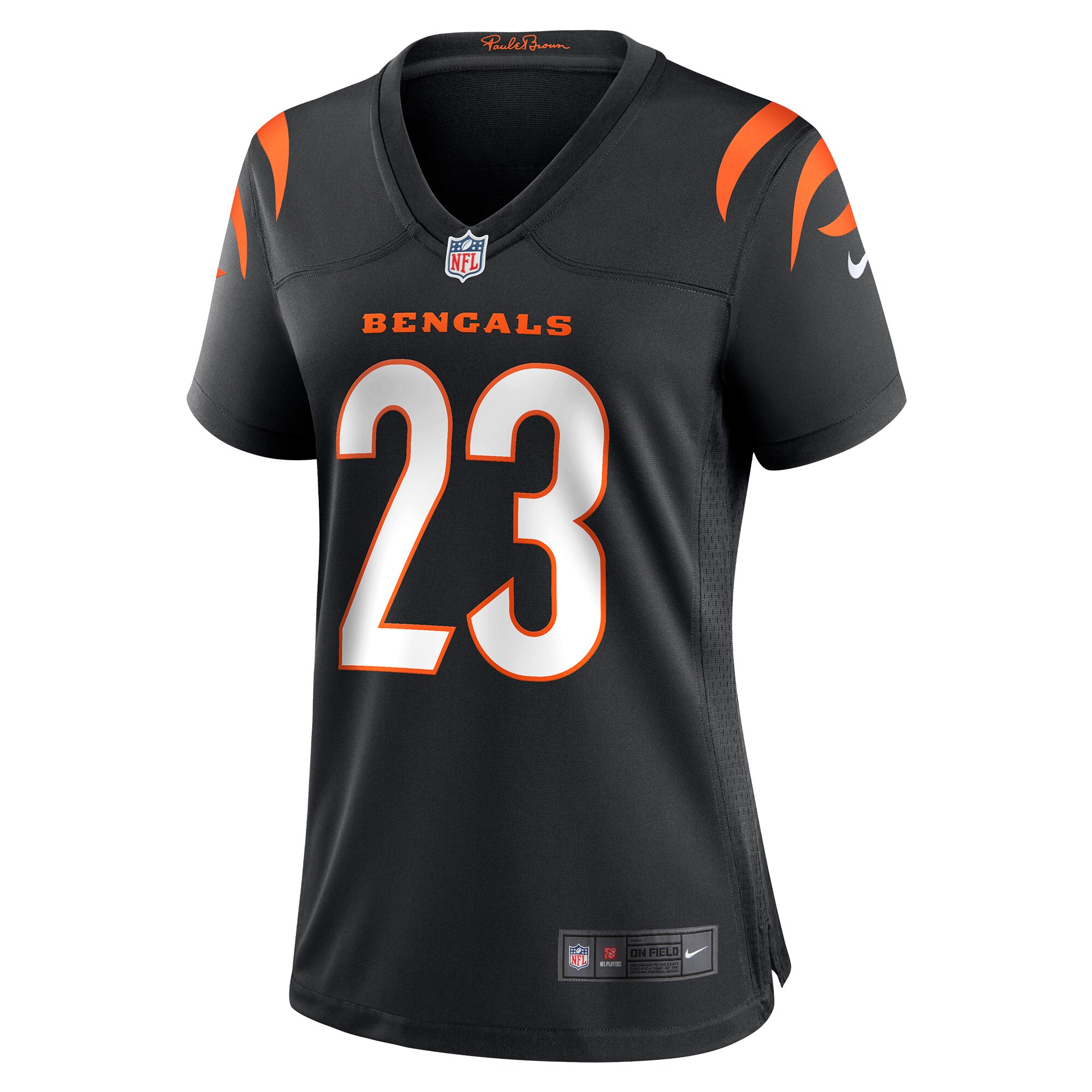 Alternative view of Women's Cincinnati Bengals Daxton Hill Black Player Game Jersey JS9129 nicesnker