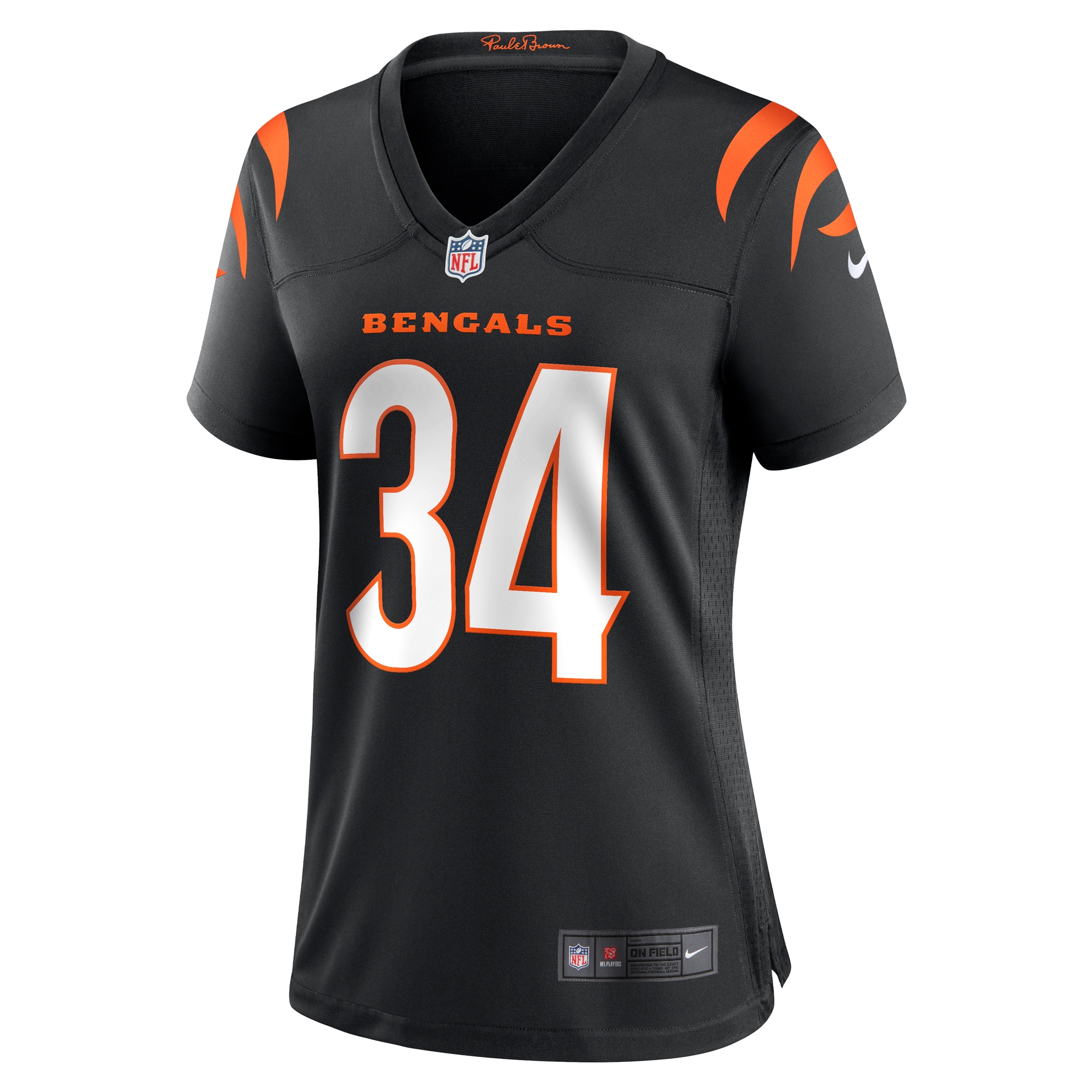 Alternative view of Women's Cincinnati Bengals Demetric Felton Jr. Black Team Game Jersey JS9297 nicesnker