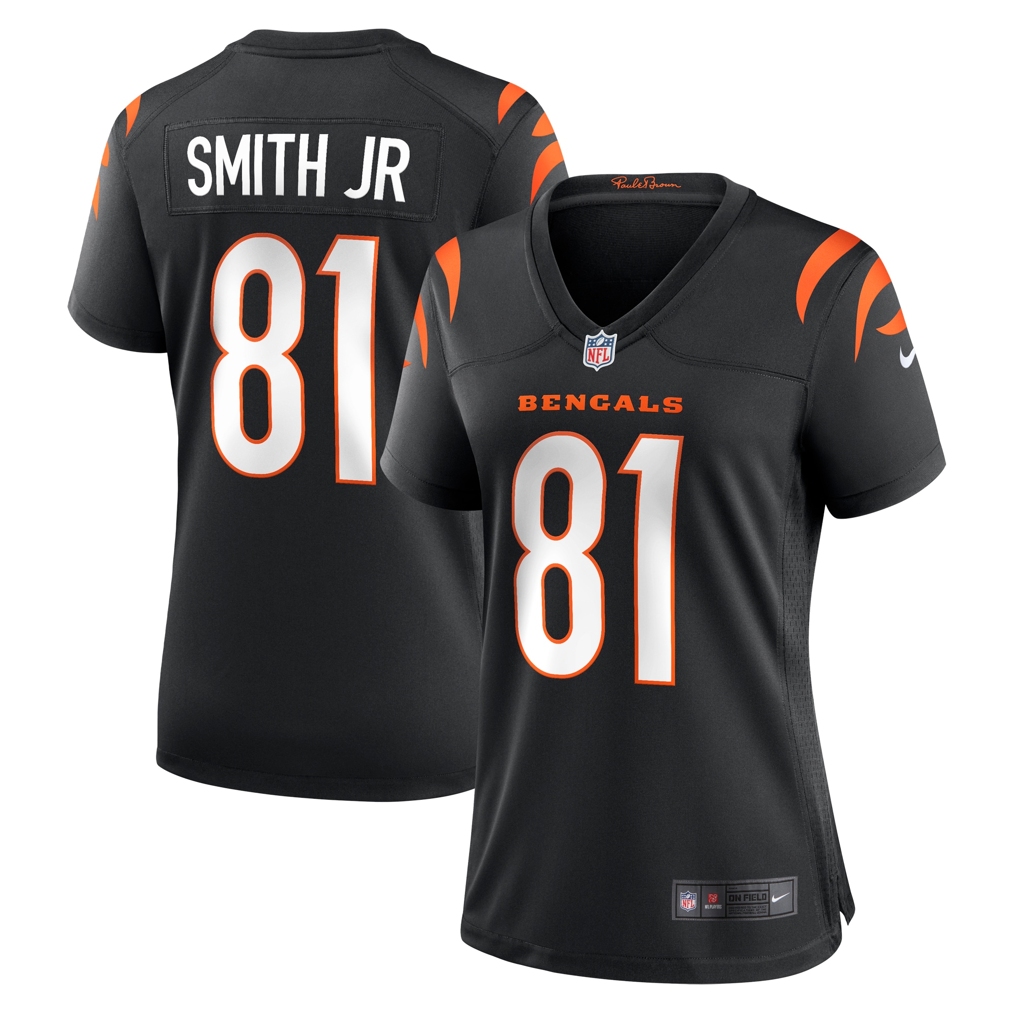 Women's Cincinnati Bengals Irv Smith Jr. Black Game Jersey JS9987 nicesnker