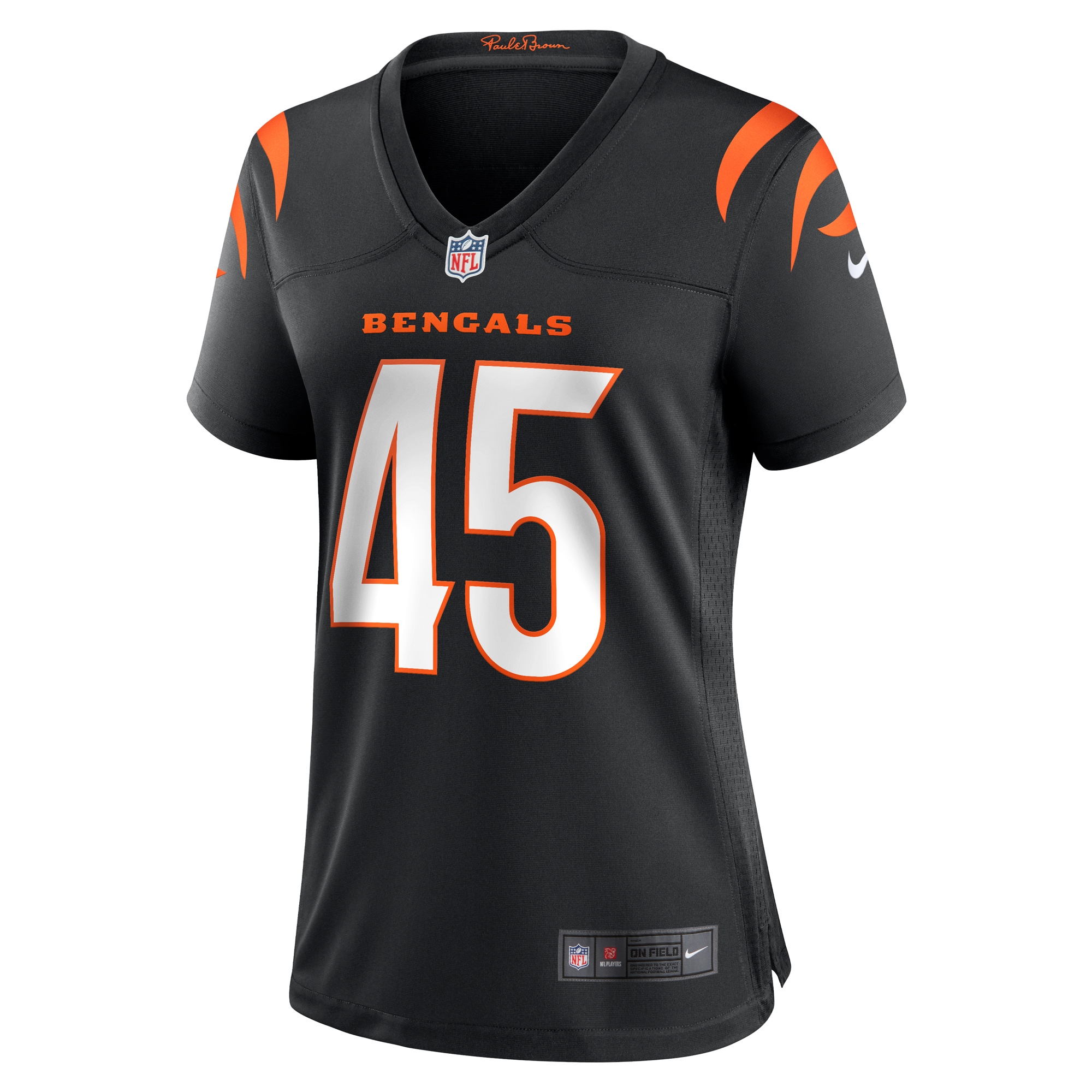 Alternative view of Women's Cincinnati Bengals Tyler Murray Black Team Game Jersey JS4899 nicesnker