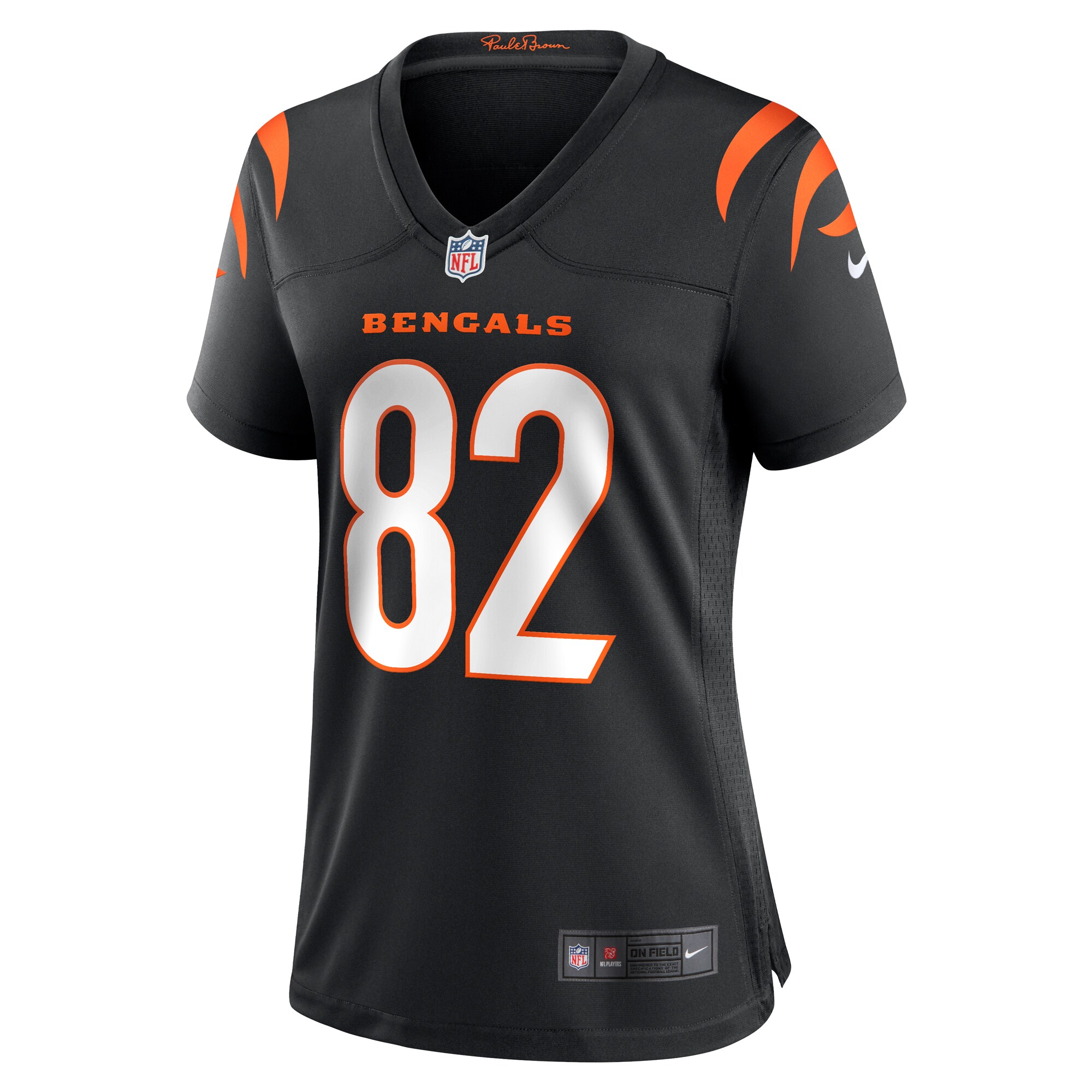 Alternative view of Women's Cincinnati Bengals Zach Gentry Black Game Jersey JS7988 nicesnker