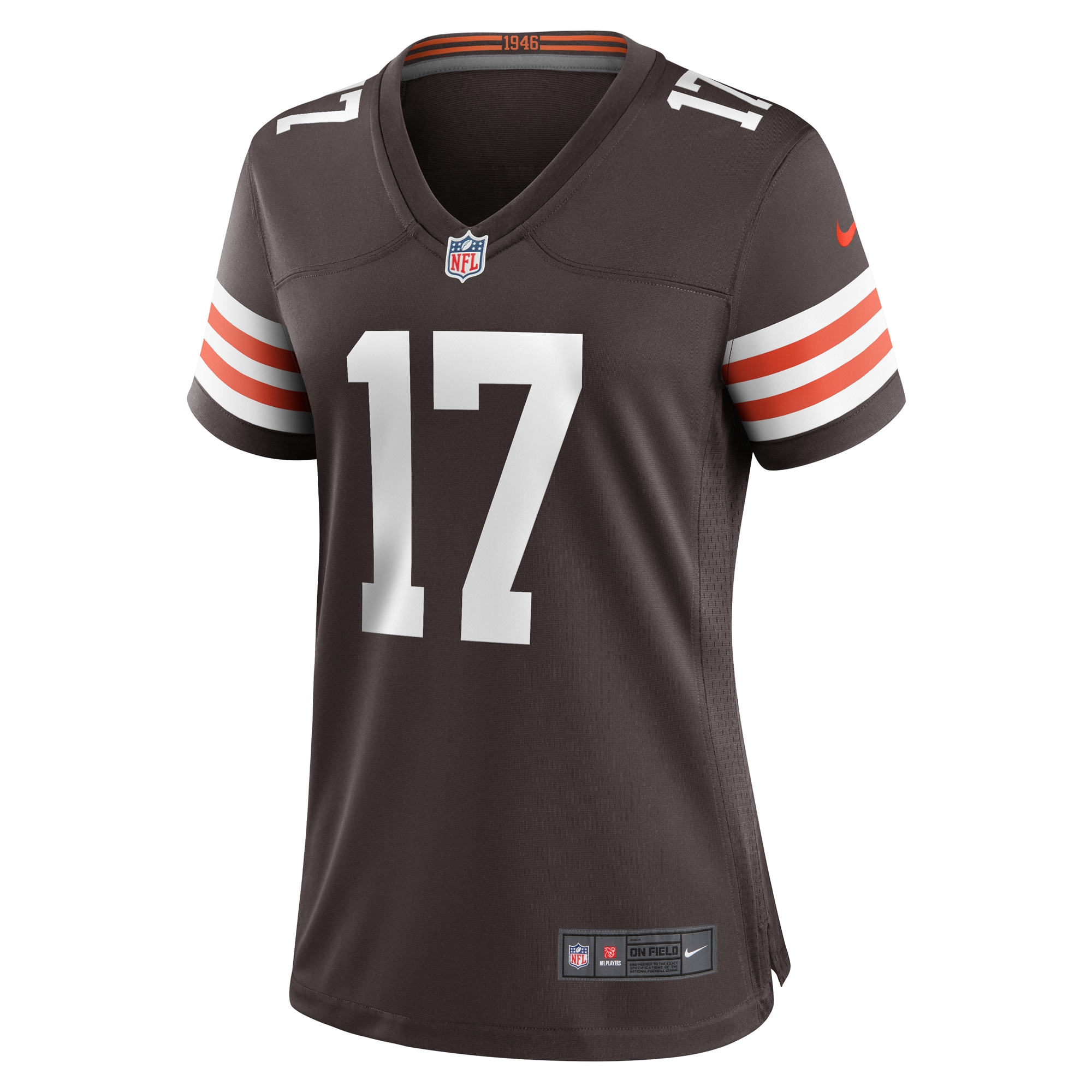 Alternative view of Women's Cleveland Browns Dorian Thompson-Robinson Brown Team Game Jersey JS5784 nicesnker