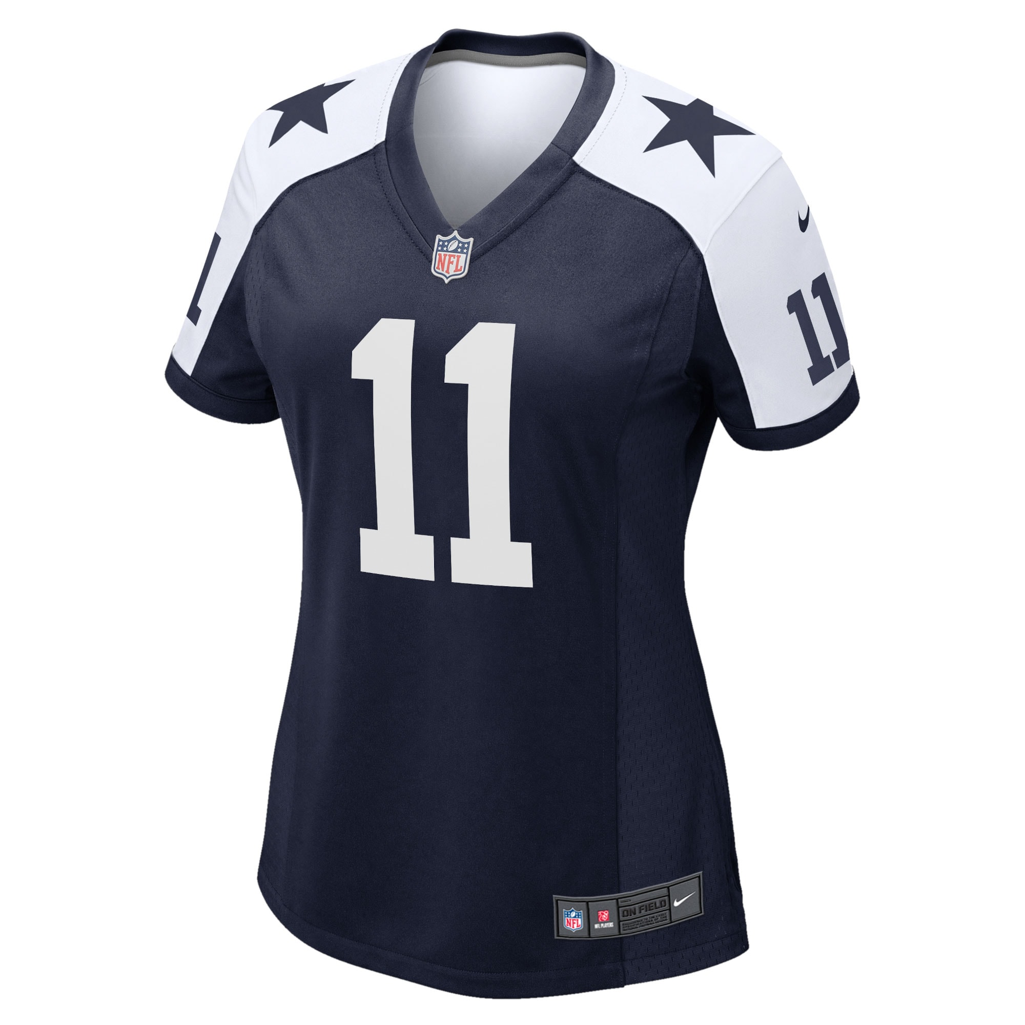 Alternative view of Women's Dallas Cowboys Micah Parsons Navy Alternate Game Jersey JS4187 nicesnker