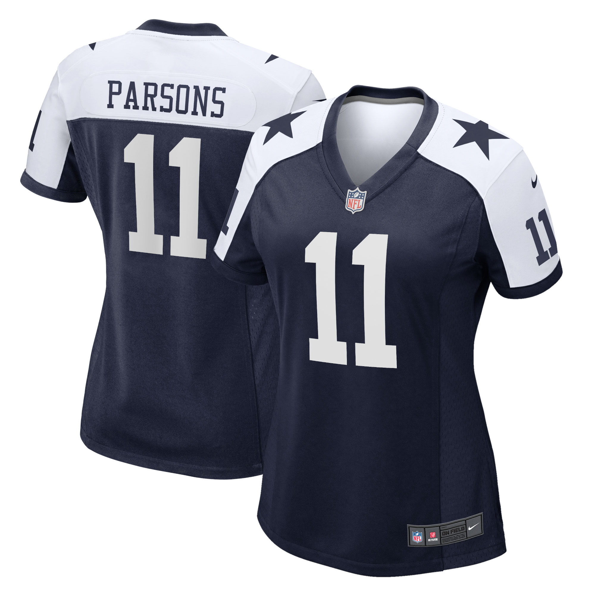 Women's Dallas Cowboys Micah Parsons Navy Alternate Game Jersey JS4187 nicesnker