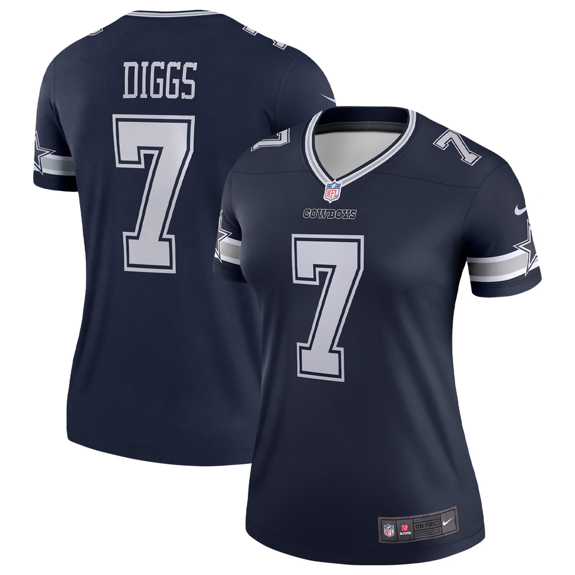 Women's Dallas Cowboys Trevon Diggs Navy Legend Player Performance Top JS8690 nicesnker