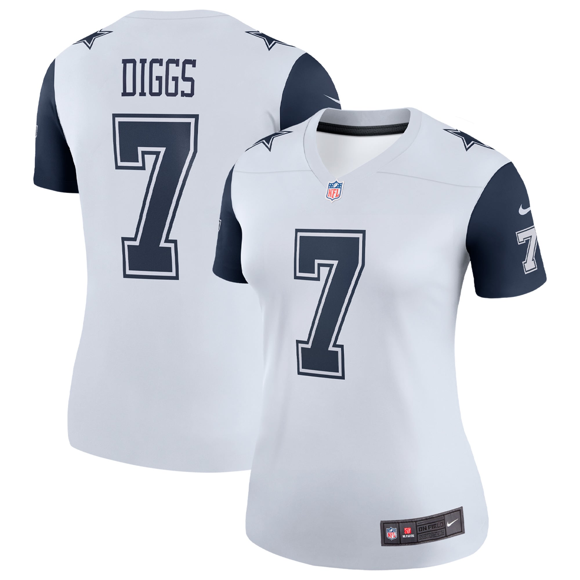 Women's Dallas Cowboys Trevon Diggs White Legend Player Performance Top JS2144 nicesnker