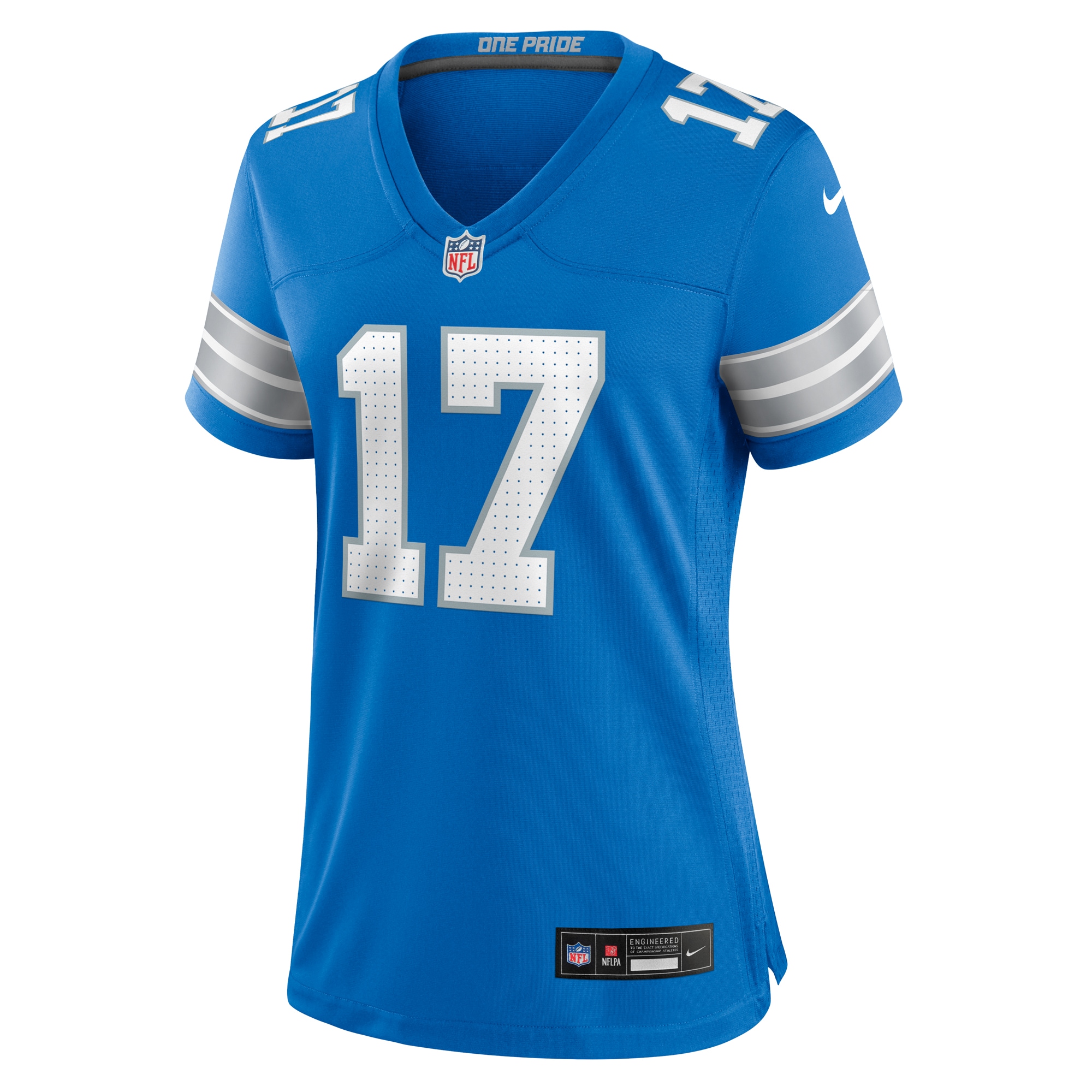 Alternative view of Women's Detroit Lions Michael Badgley Blue Team Game Jersey JS1481 nicesnker