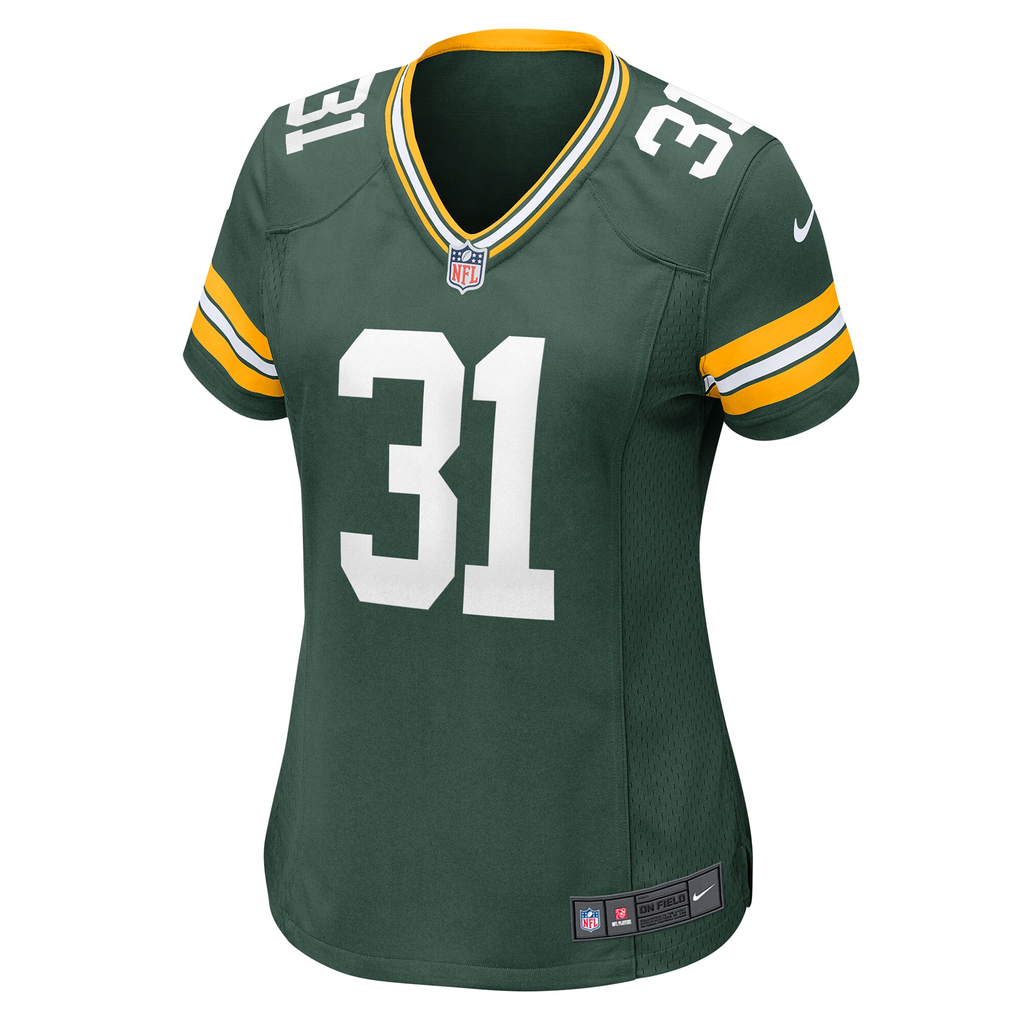Alternative view of Women's Green Bay Packers Emanuel Wilson Green Game Jersey JS4359 nicesnker