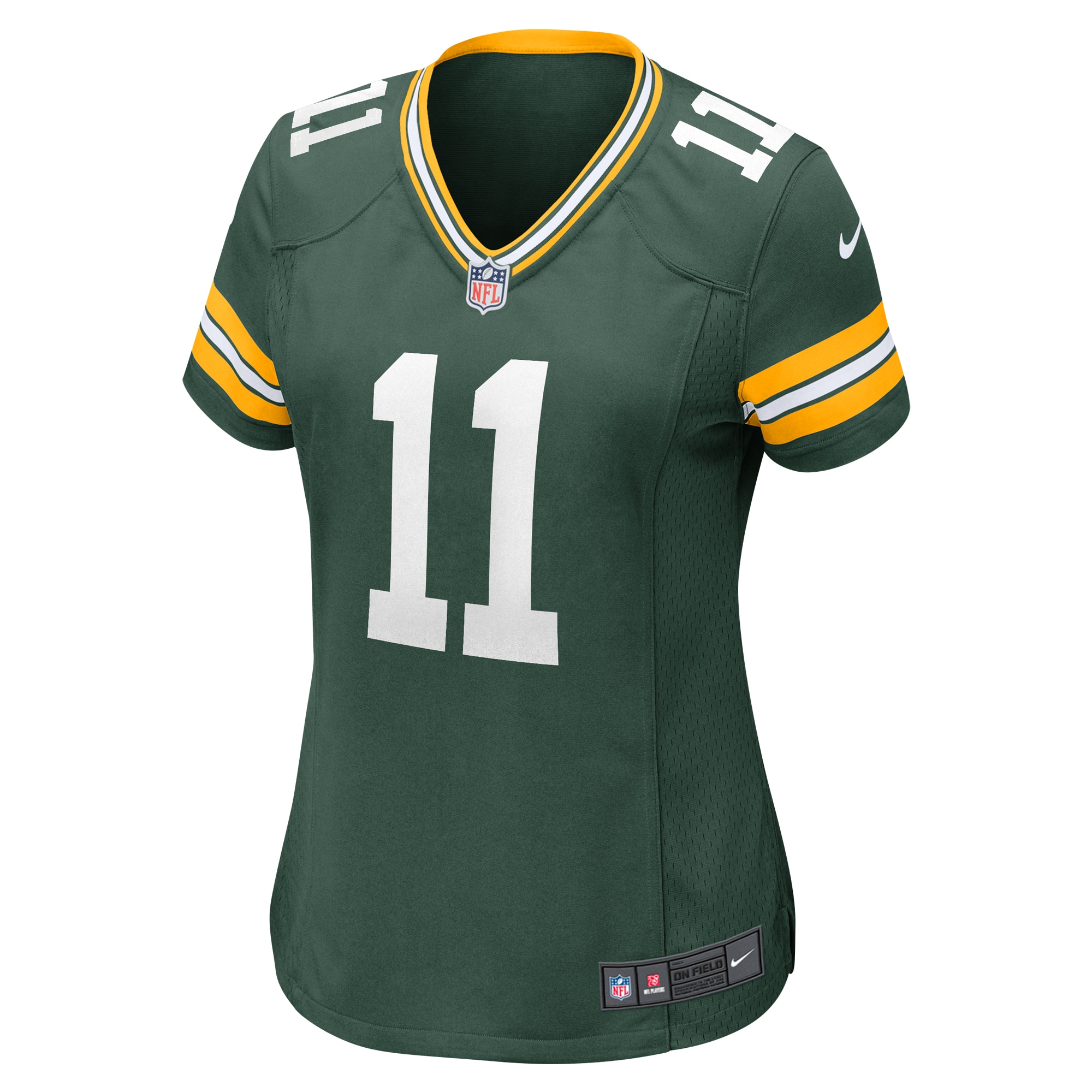 Alternative view of Women's Green Bay Packers Jayden Reed Green Game Jersey JS5322 nicesnker