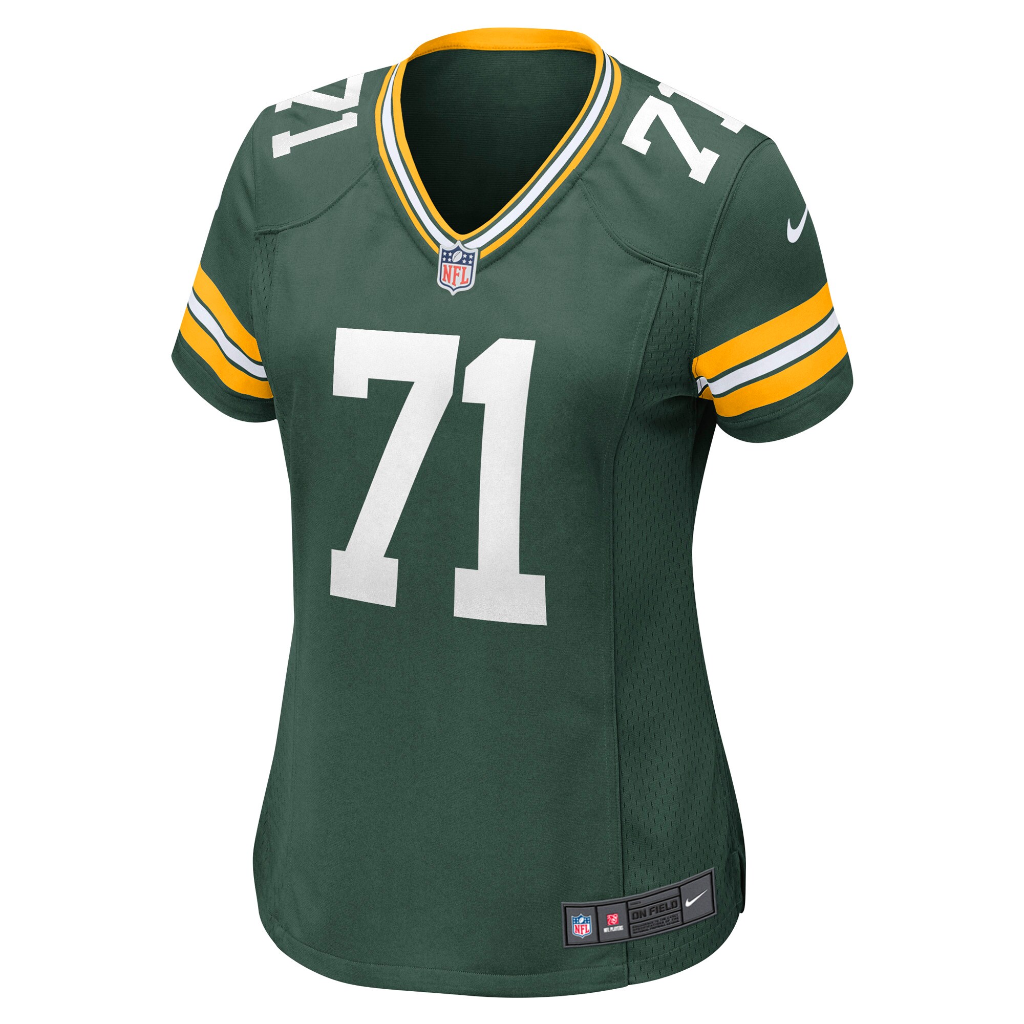 Alternative view of Women's Green Bay Packers Josh Myers Green Game Jersey JS7560 nicesnker