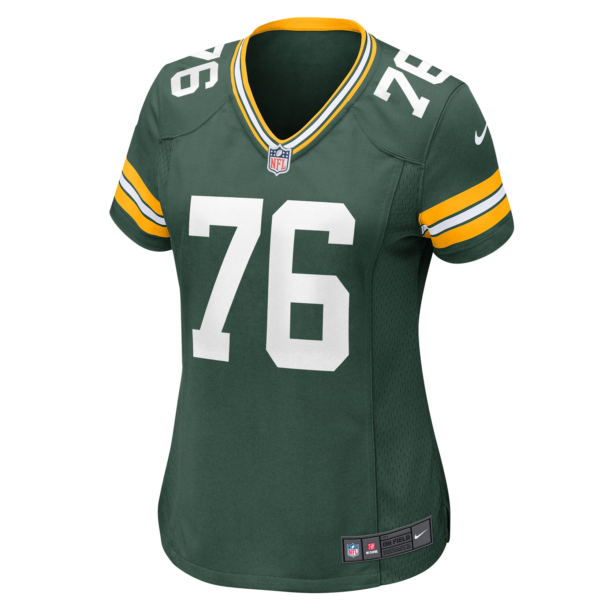 Alternative view of Women's Green Bay Packers Kadeem Telfort Green Game Jersey JS7694 nicesnker