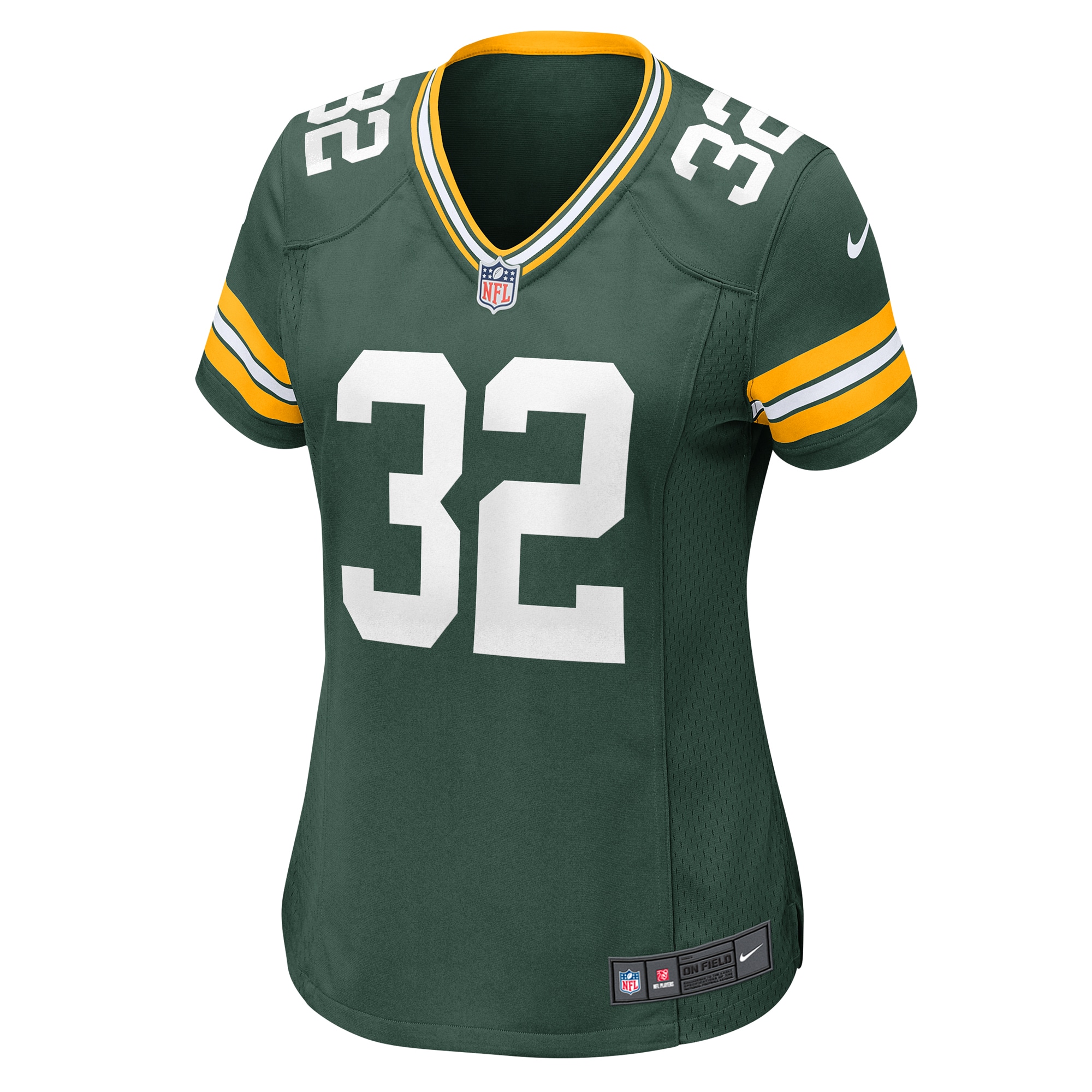 Alternative view of Women's Green Bay Packers MarShawn Lloyd Green Game Jersey JS4806 nicesnker