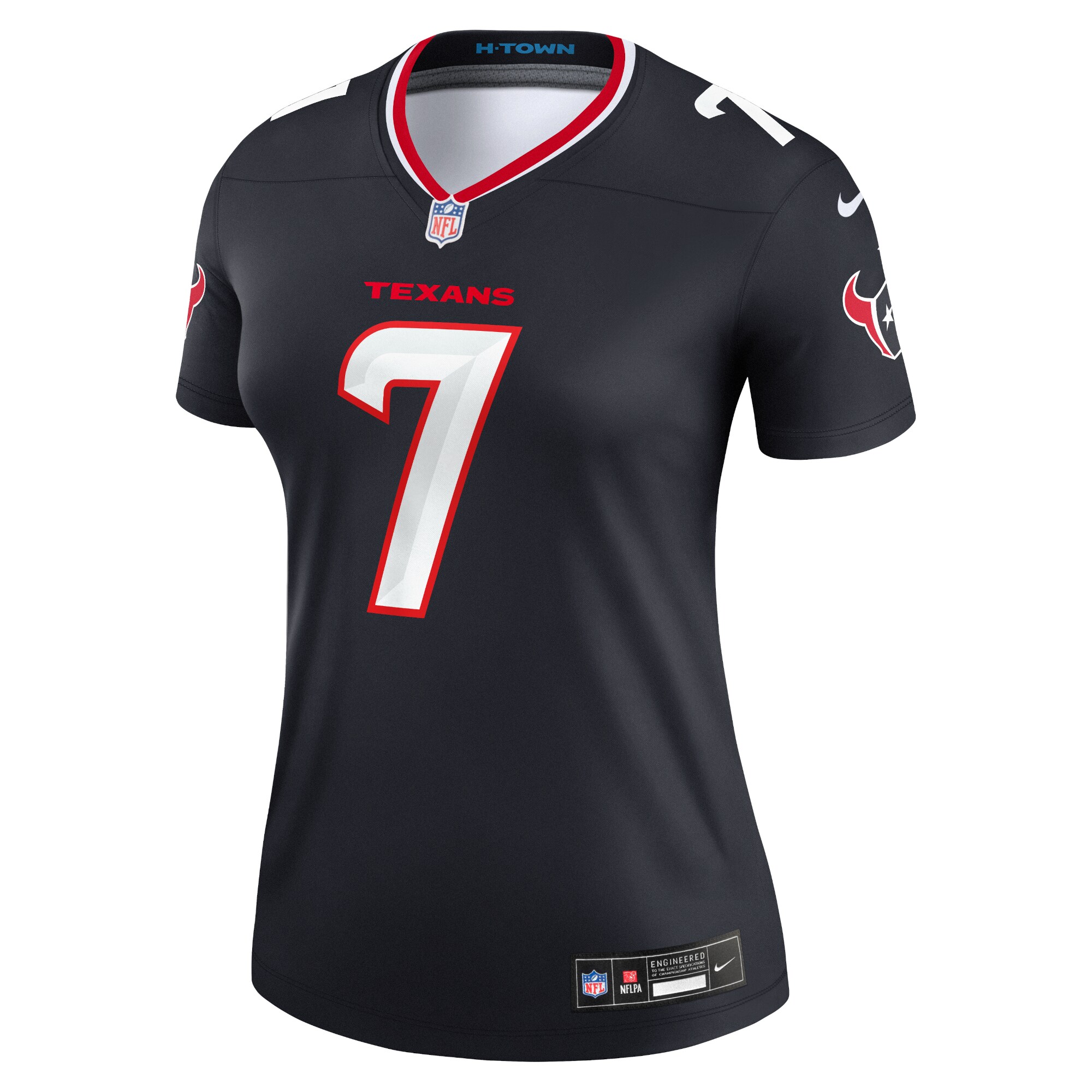 Alternative view of Women's Houston Texans C.J. Stroud Navy Legend Player Performance Top JS4578 nicesnker