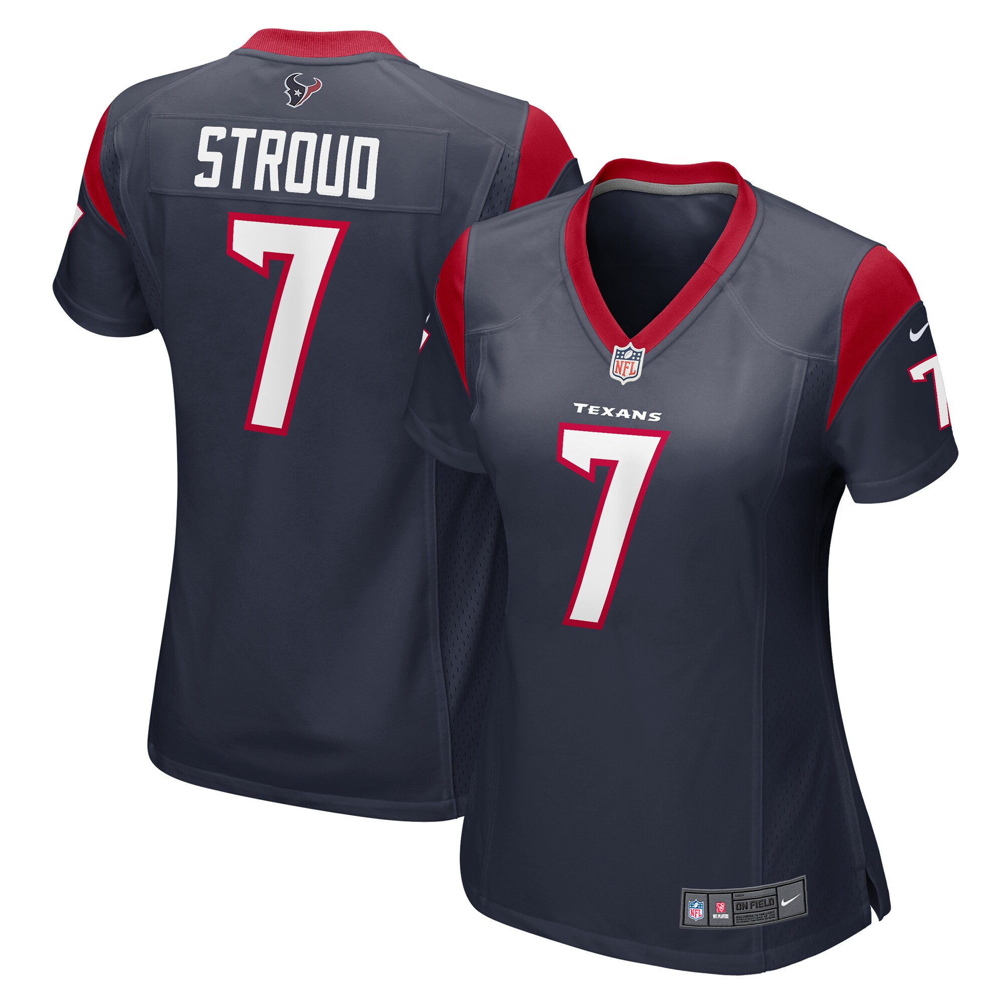 Women's Houston Texans C.J. Stroud Navy Player Jersey JS6902 nicesnker