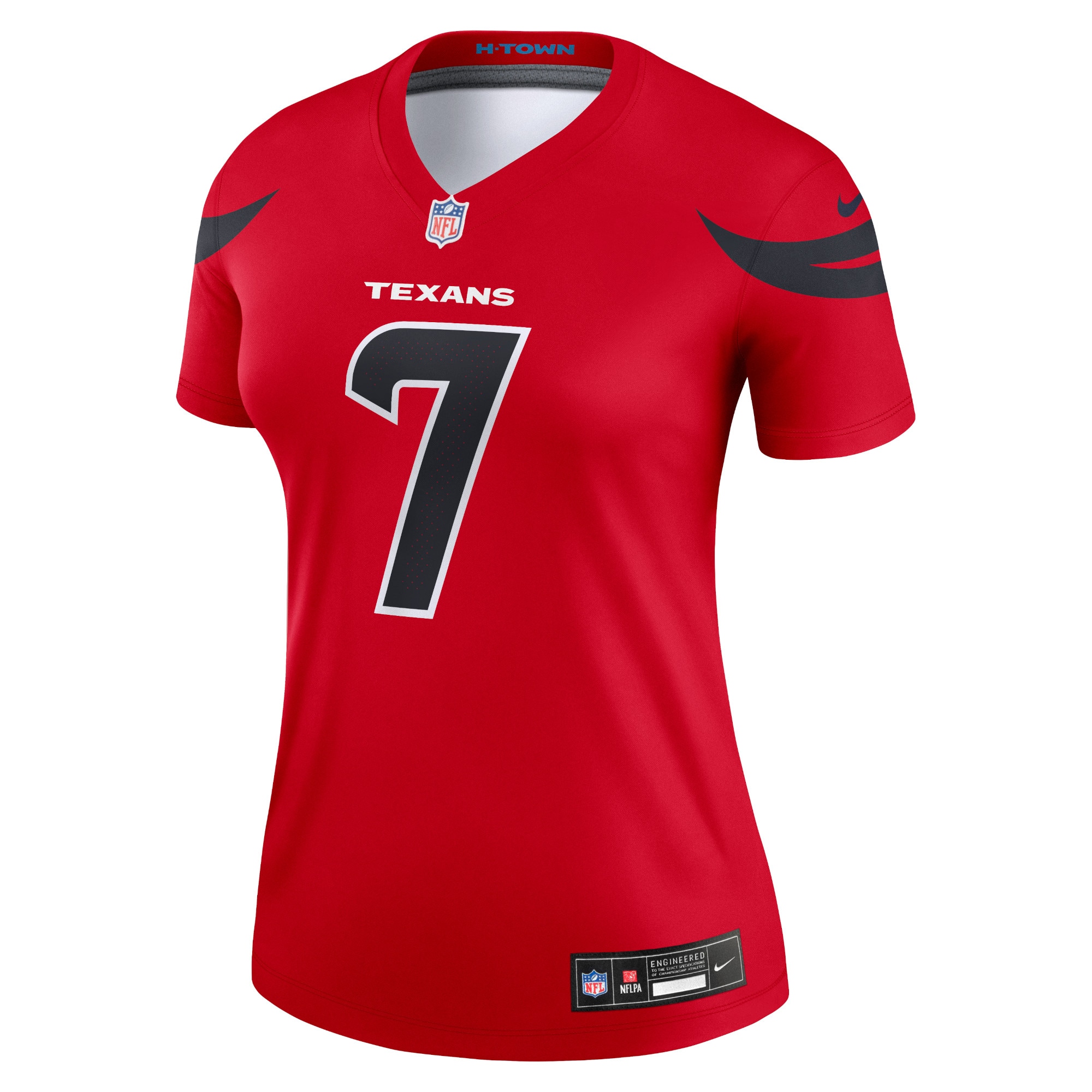 Alternative view of Women's Houston Texans C.J. Stroud Red Alternate Legend Player Performance Top JS9207 nicesnker