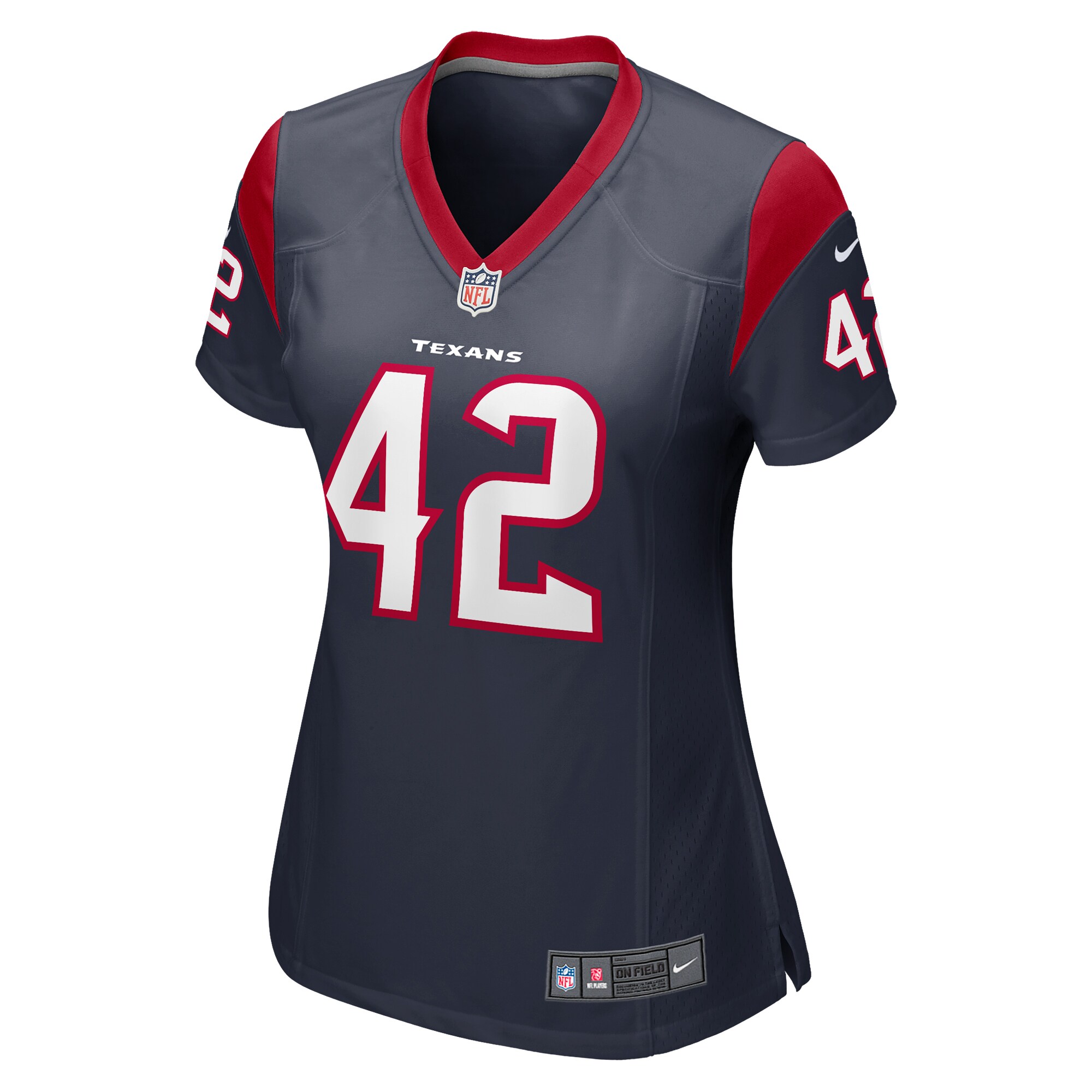 Alternative view of Women's Houston Texans Cory Littleton Navy Women's Team Color Jersey JS4041 nicesnker