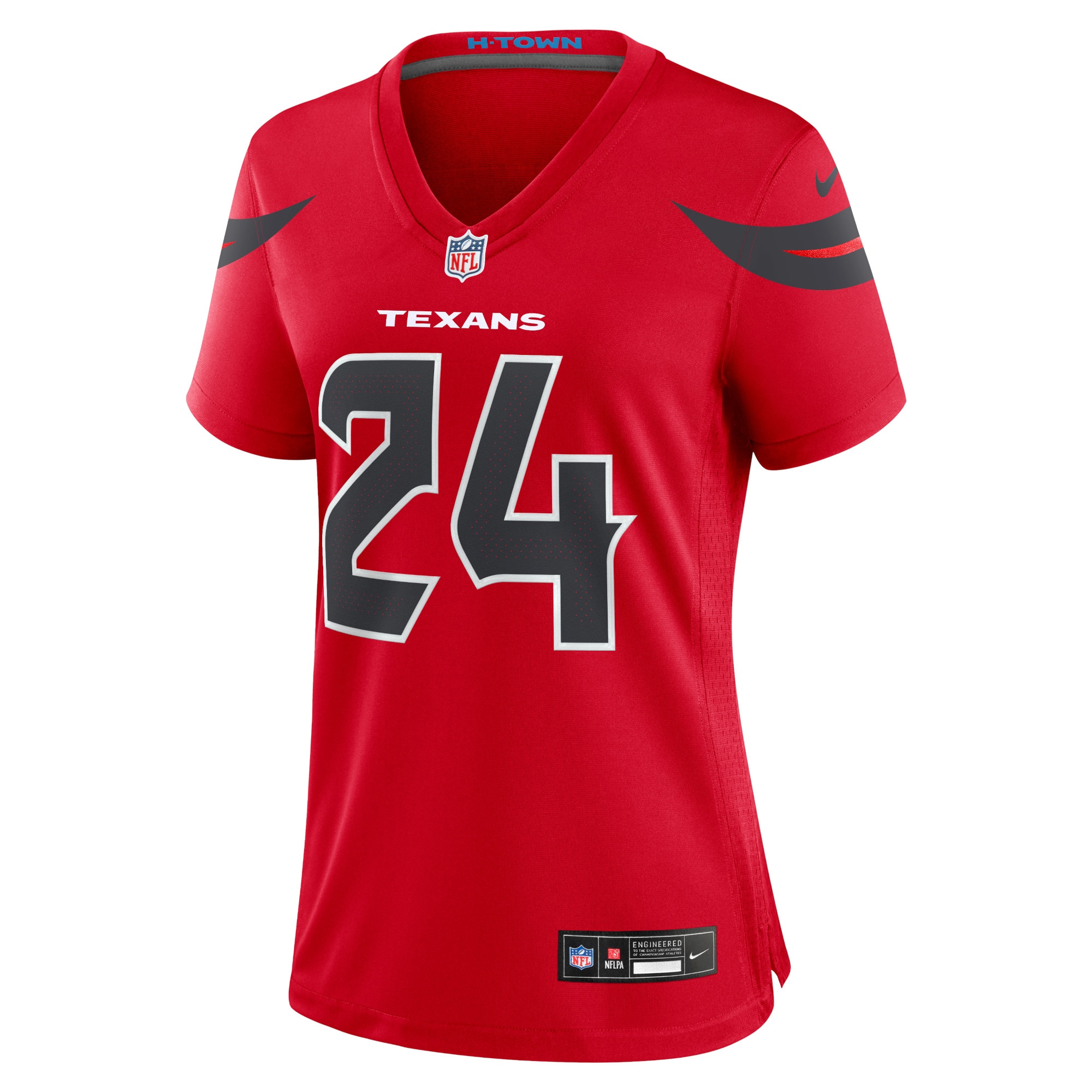 Alternative view of Women's Houston Texans Derek Stingley Jr. Red Alternate Game Jersey JS4995 nicesnker