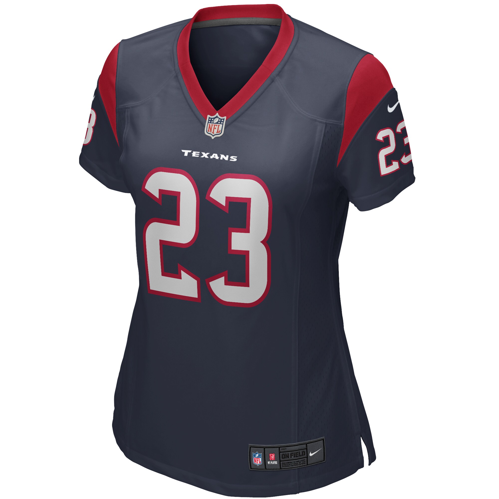 Alternative view of Women's Houston Texans Eric Murray Navy Player Game Jersey JS6164 nicesnker